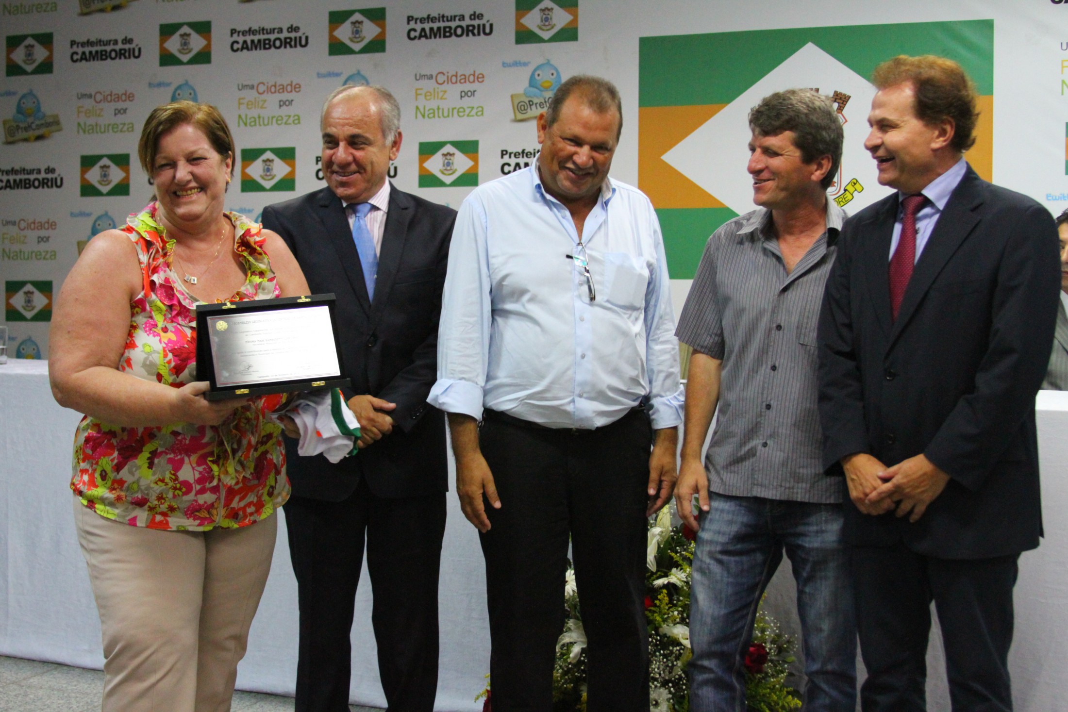 Sessão Solene em homenagem ao Camboriú Futebol Clube pela inédita conquista do Campeonato Catarinense da Divisão Especial 2011