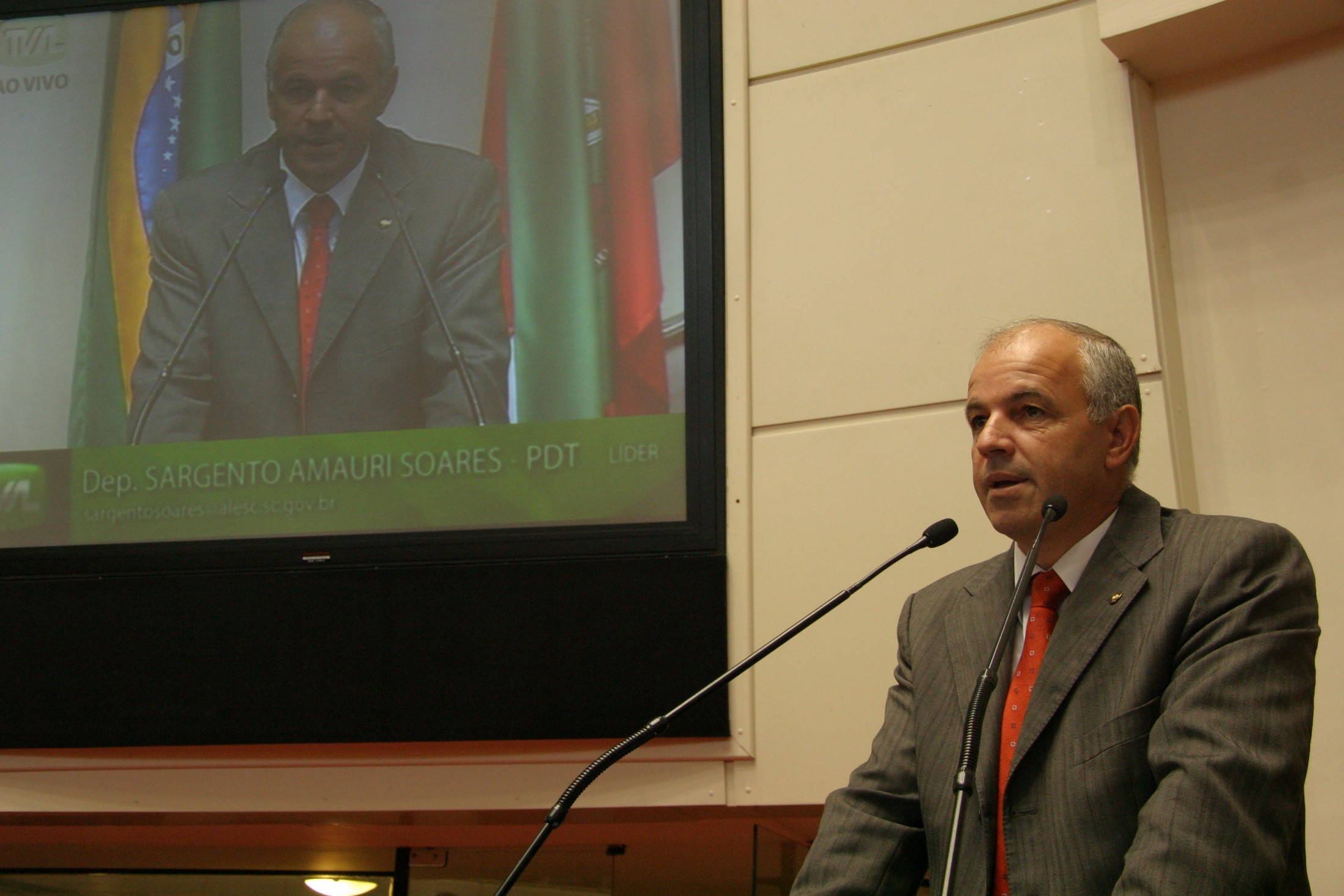 Sessão Ordinária - Plenário Osni Régis - Deputado Sargento Amauri Soares (PDT)
