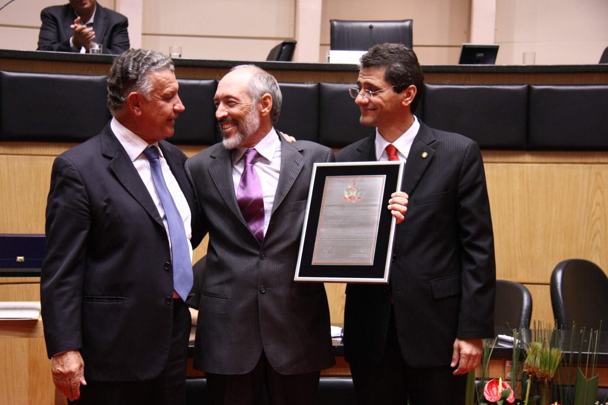 Sessão Solene de entrega de Título de Cidadão Catarinense ao Senhor Marco Aurélio Raimundo