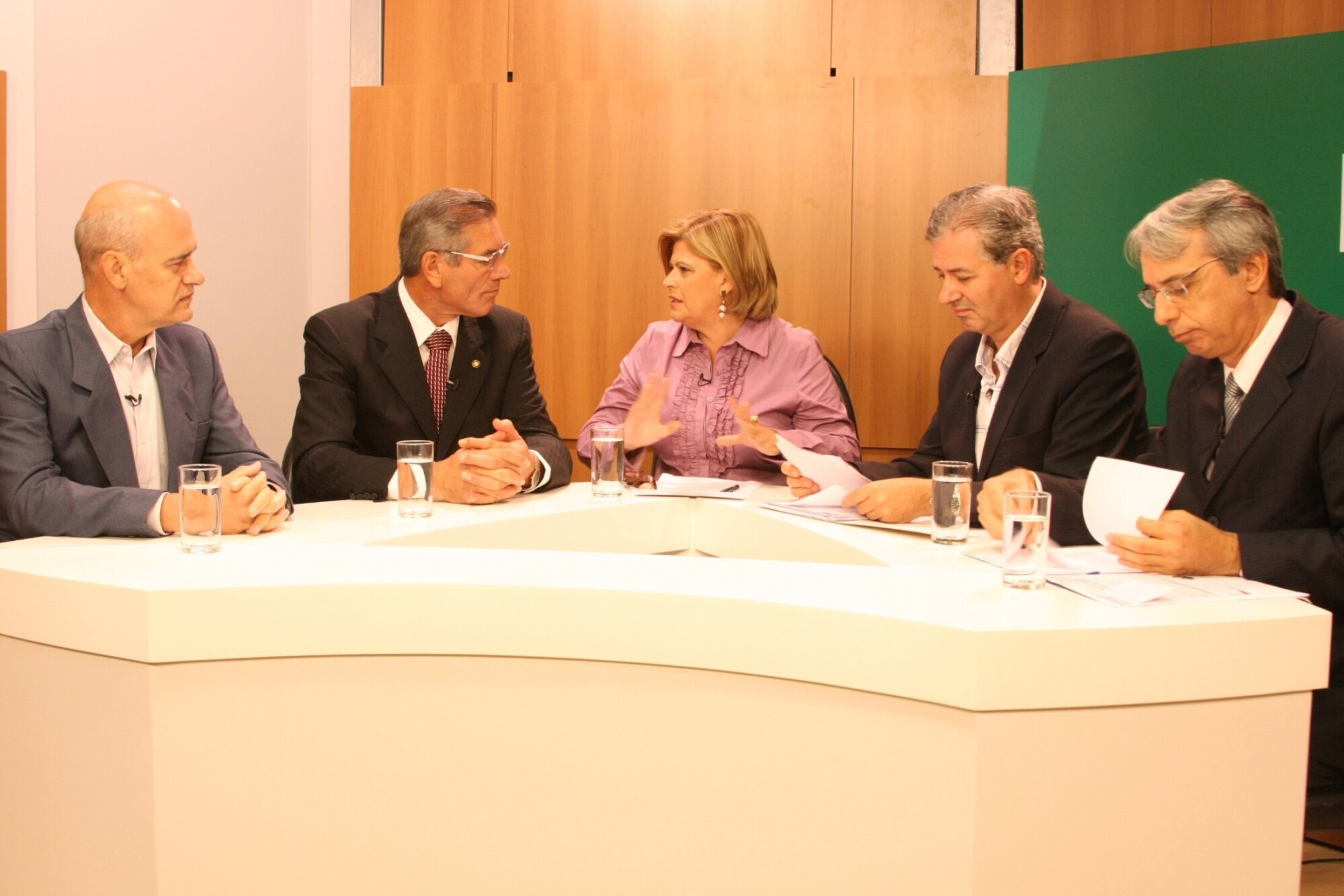 Gravação do programa Parlamento em Debate