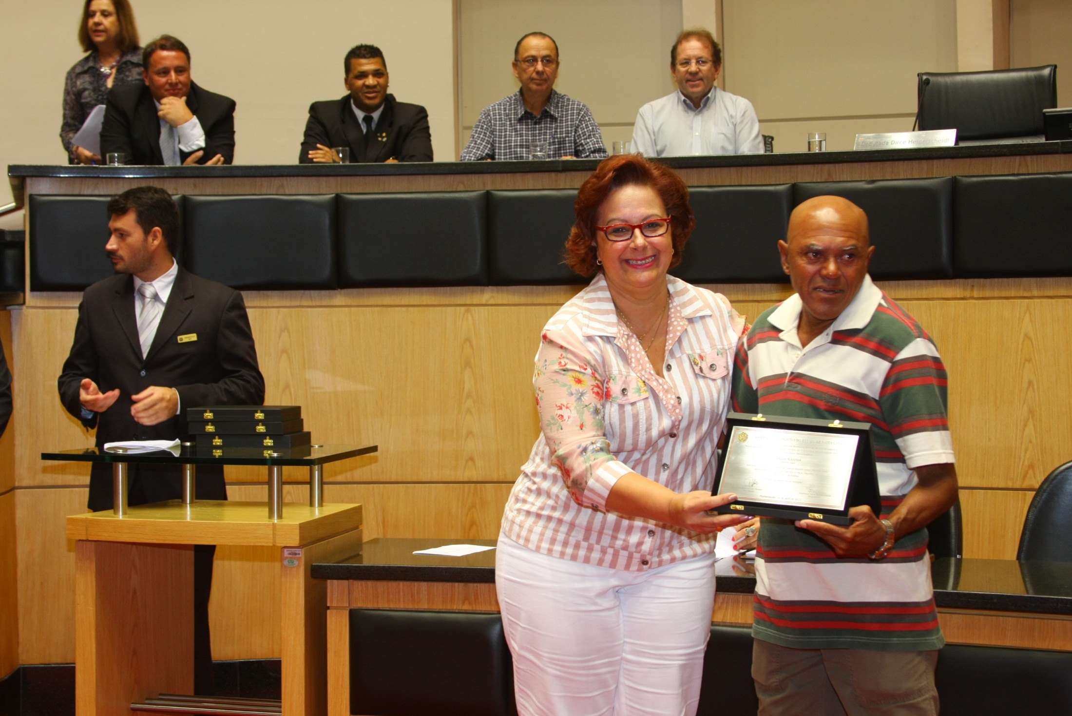 Sessão Especial em homenagem à Sociedade Recreativa e Cultural Unidos da Coloninha pela passagem dos seus 50 anos de fundação