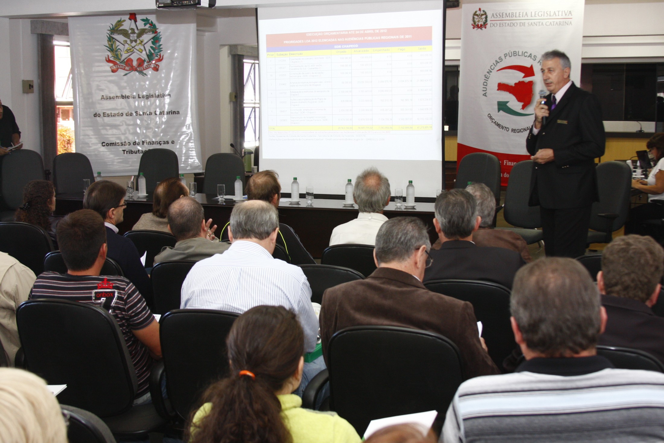 Audiência Pública Regional sobre a Lei de Diretrizes Orçamentárias (LDO) 2012 e Lei Orçamentária Anual (LOA) 2013