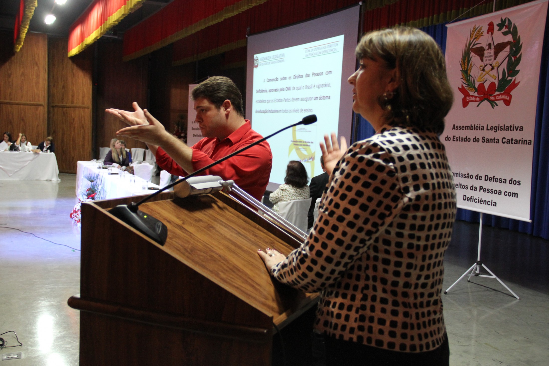 Seminário sobre o processo de inclusão escolar