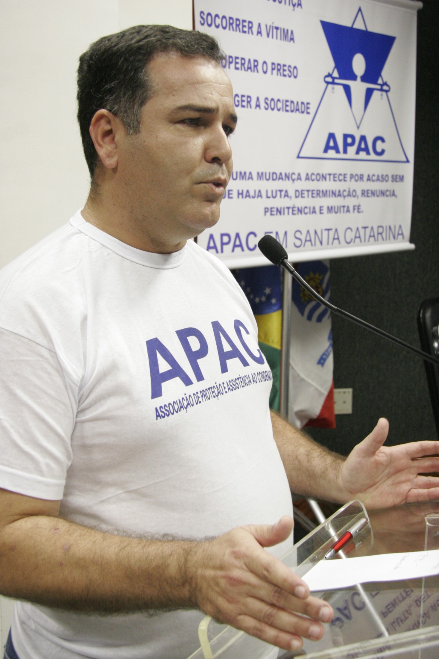 Audiência Pública sobre A Instalação da APAC - Luiz Carlos Pires Senna - Assistente Social