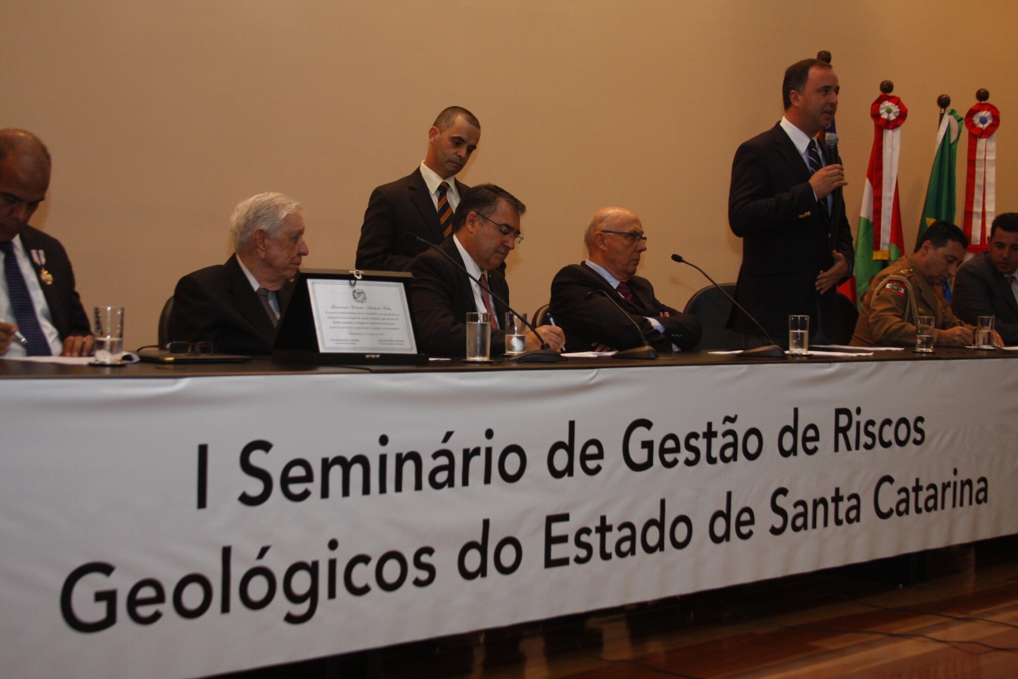 1° Seminário de Gestão de Risco Geológico do Estado de Santa Catarina