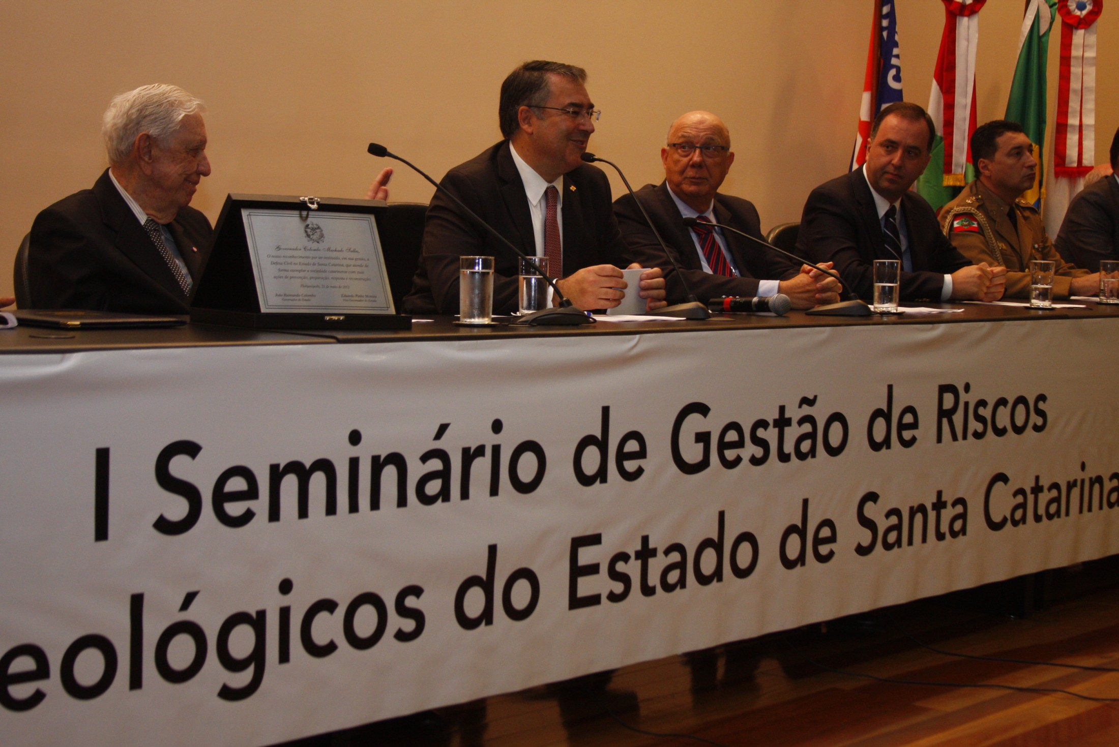 1° Seminário de Gestão de Risco Geológico do Estado de Santa Catarina