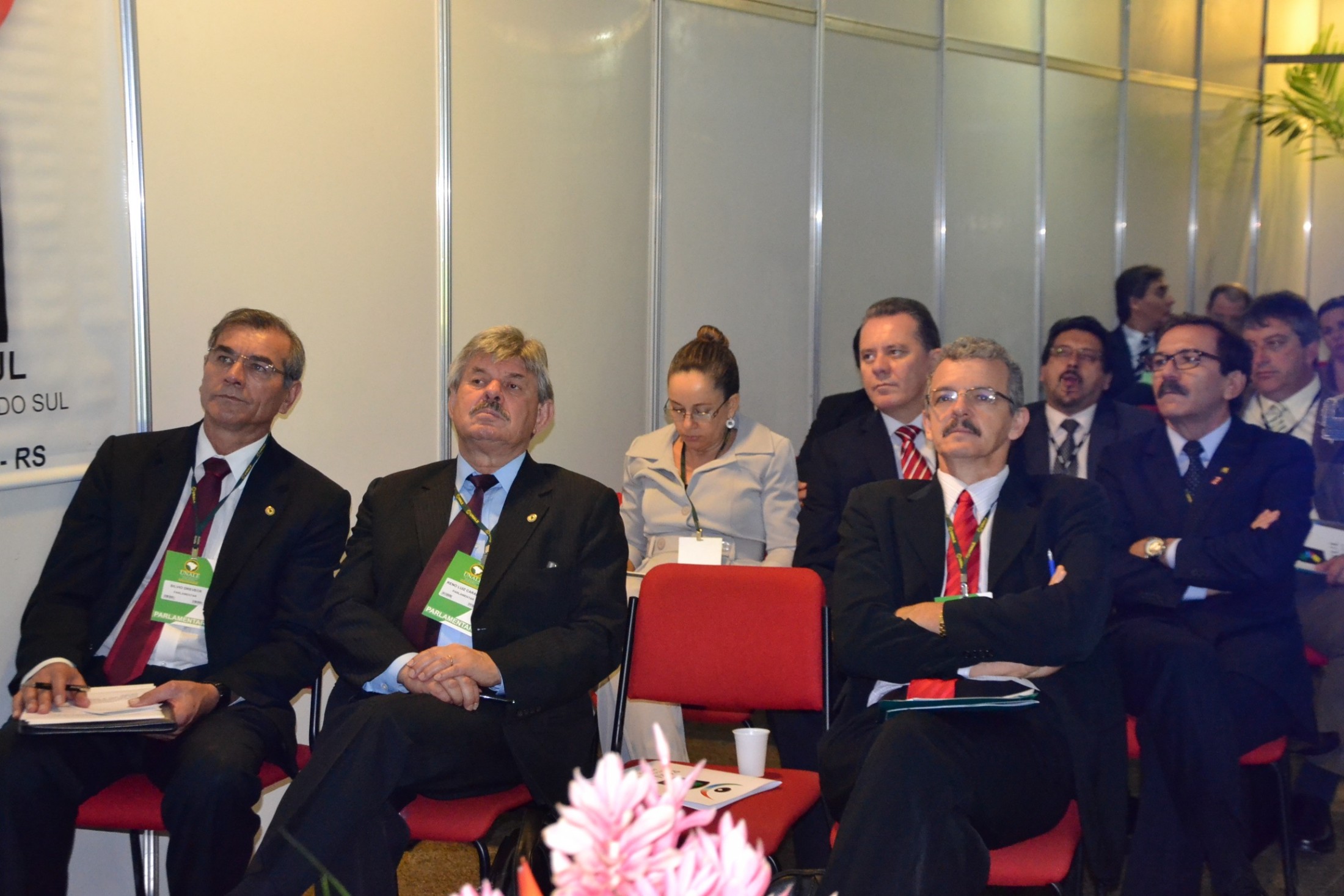 Deputados de SC na conferência da Unale