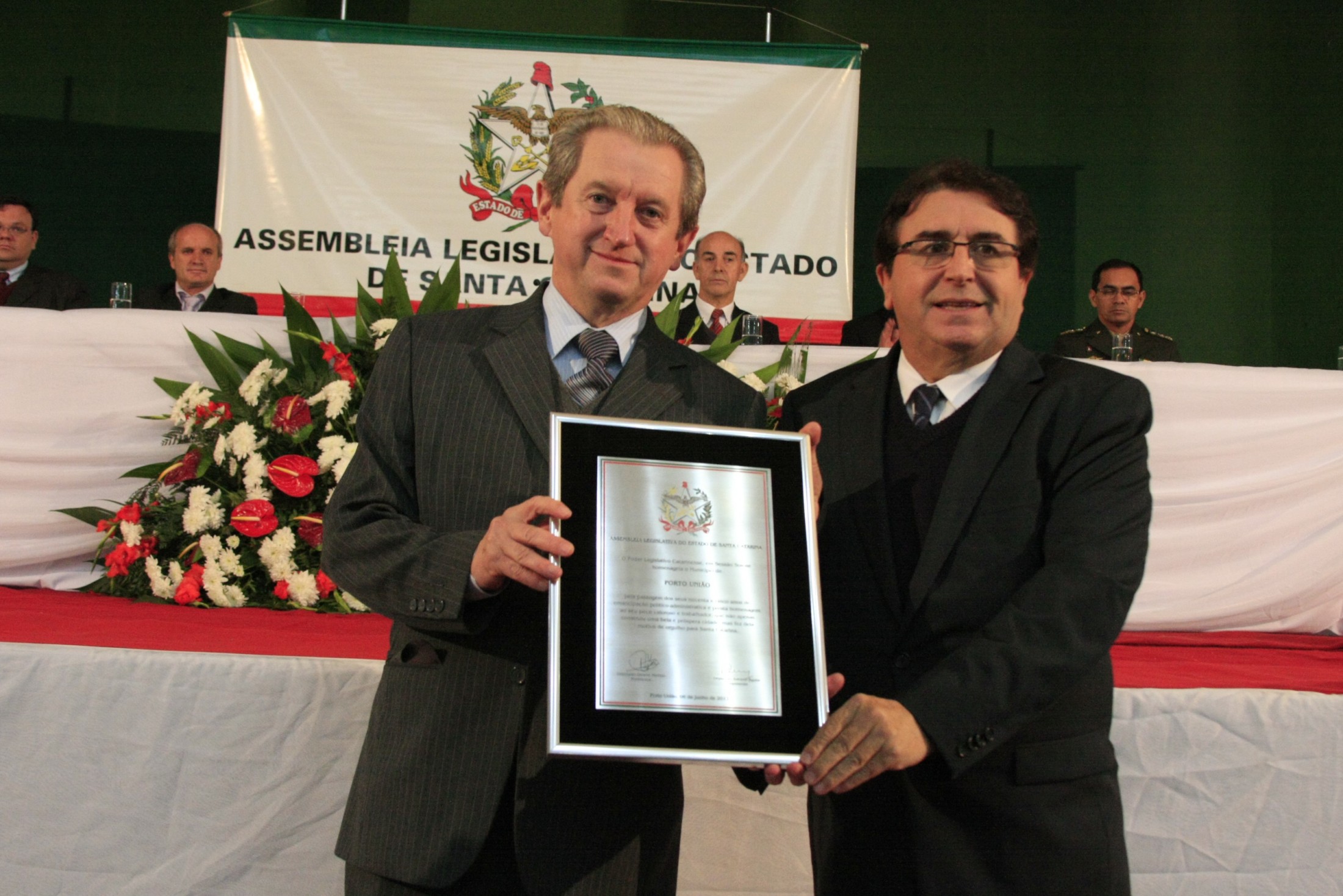 Sessão Solene em Homenagem aos 95 anos de Emancipação Politica Administrativa de Porto União SC