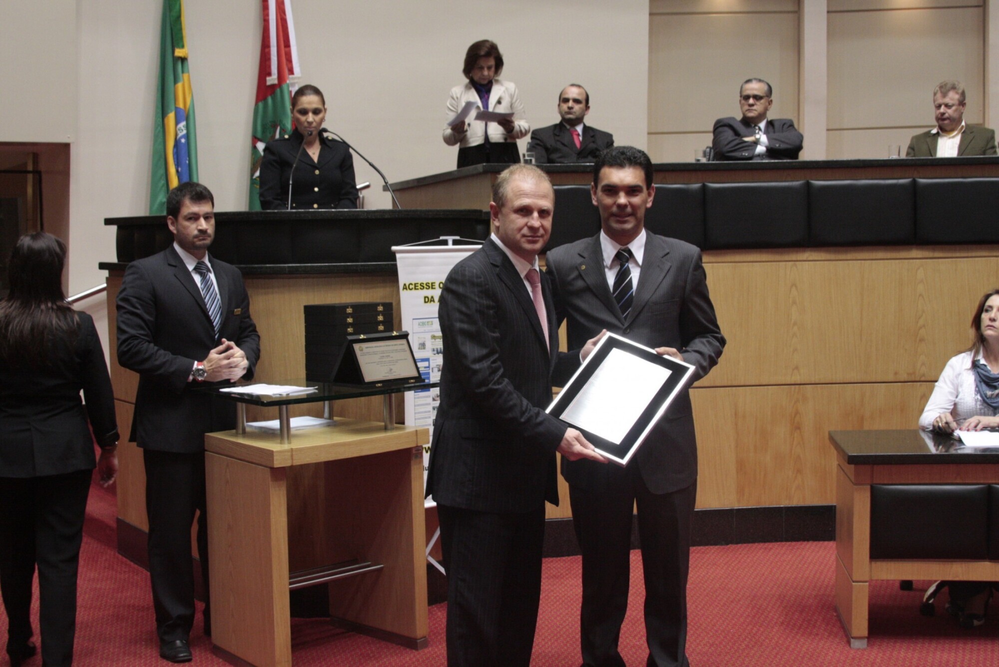 Sessão Especial em homenagem a Associação Empresarial e Cultural de Biguaçu (ACIBIG) pela passagem dos seus 25 anos de fundação