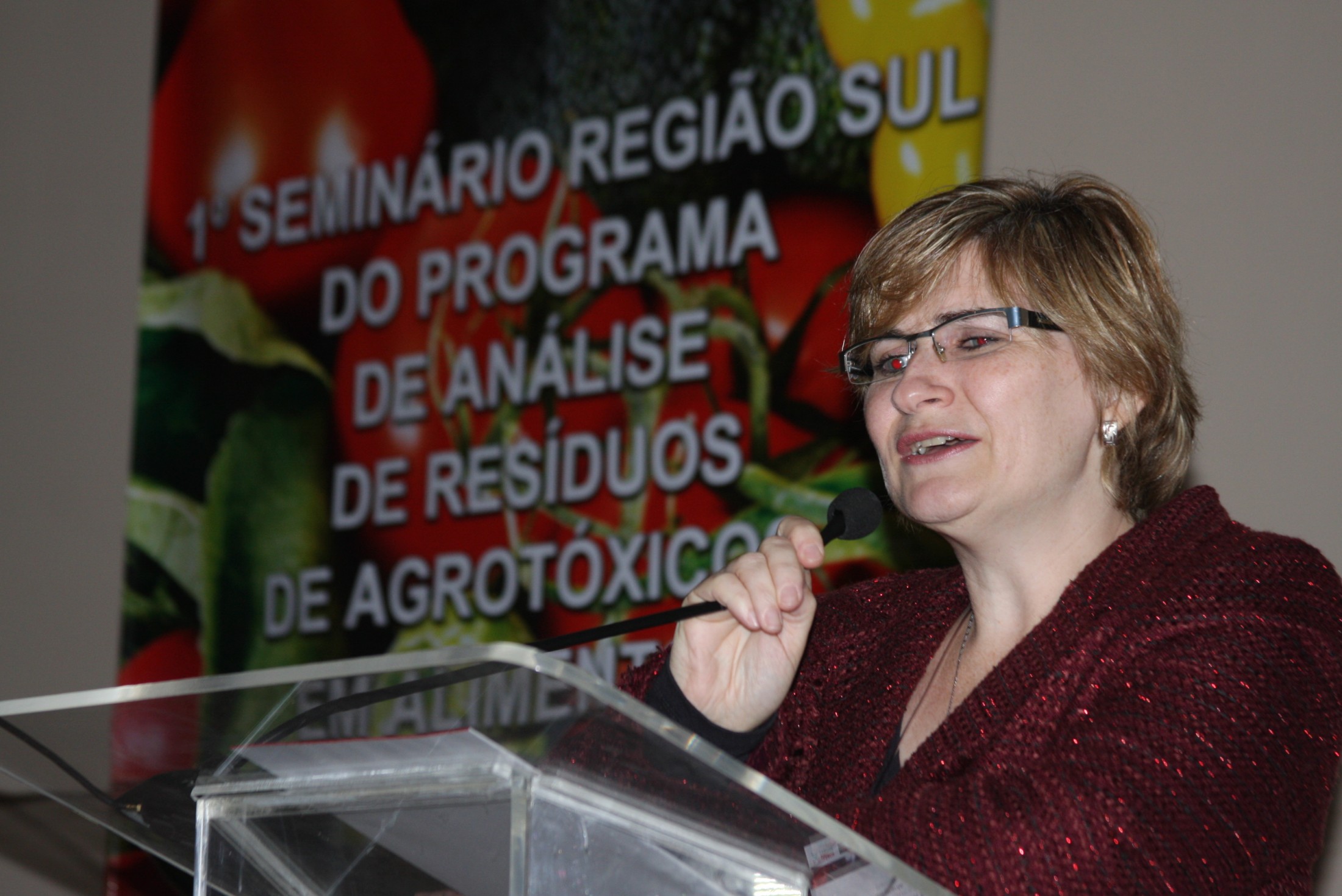Solenidade de abertura do I Seminário Região Sul do Programa de Análise de Resíduos de Agrotóxicos em Alimentos