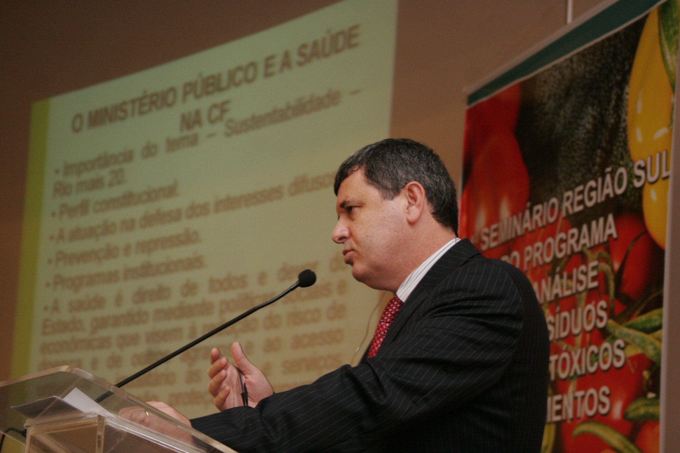 I Seminário Resíduos de Agrotóxicos em Alimentos