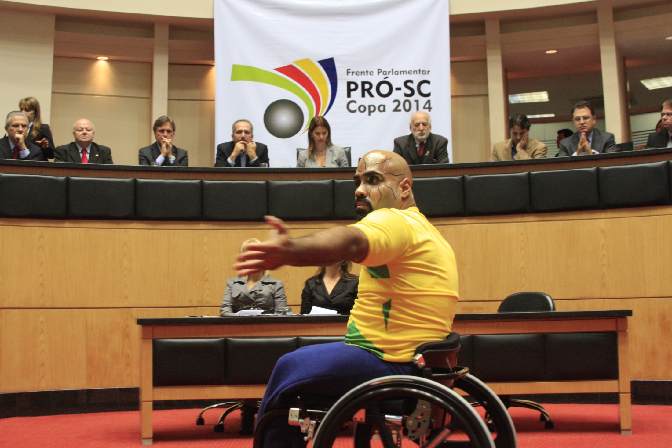 Ato de lançamento da Frente Parlamentar Pró Santa Catarina na Copa do Mundo 2014 com a presença do Ministro do Esporte