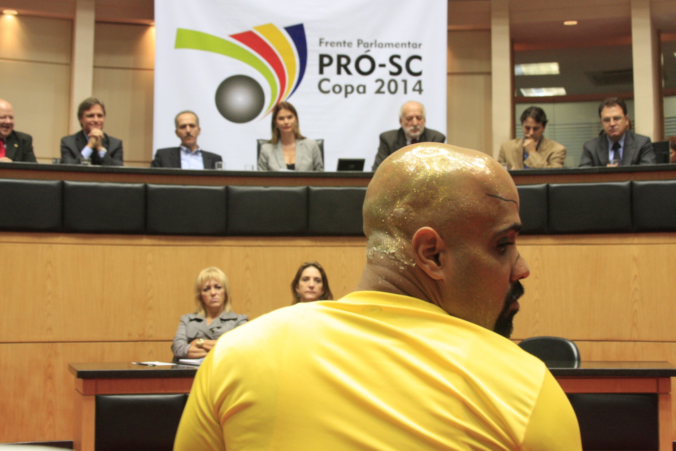 Ato de lançamento da Frente Parlamentar Pró Santa Catarina na Copa do Mundo 2014 com a presença do Ministro do Esporte