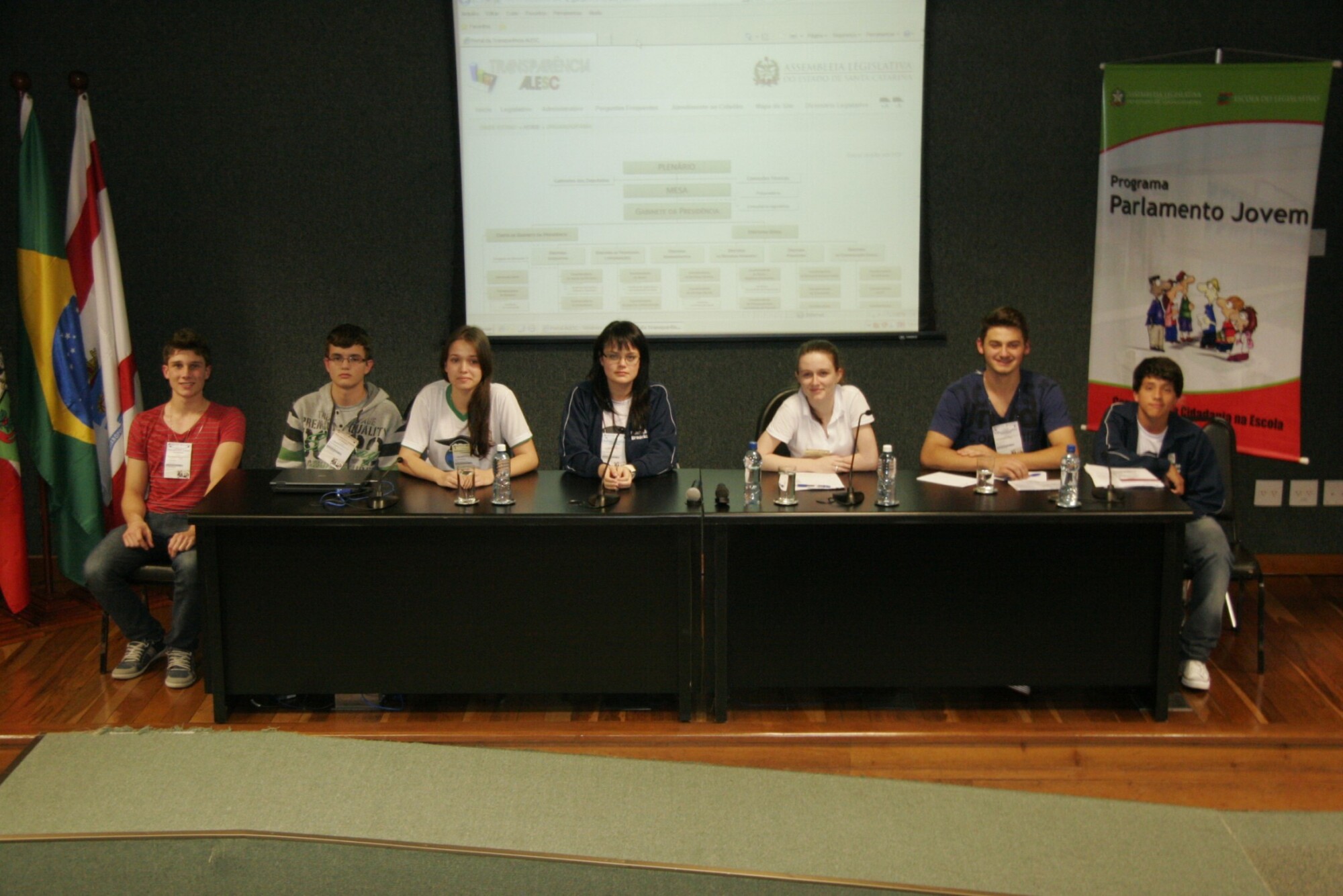 Eleição da Mesa Diretora - Parlamento Jovem 2012
