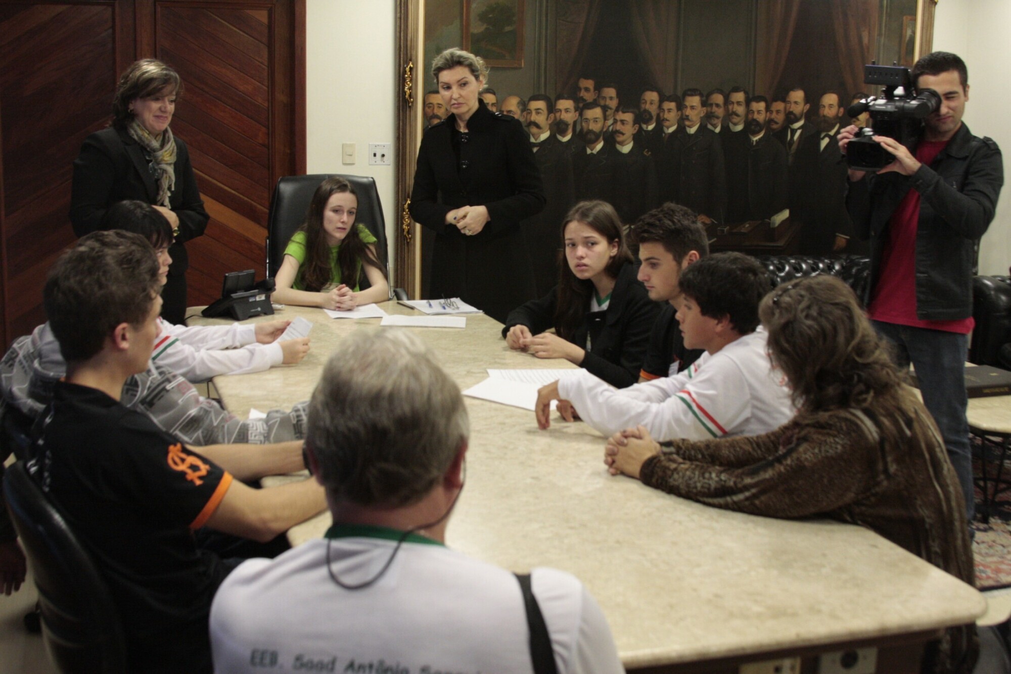 Parlamento Jovem - Reunião da Mesa Diretora