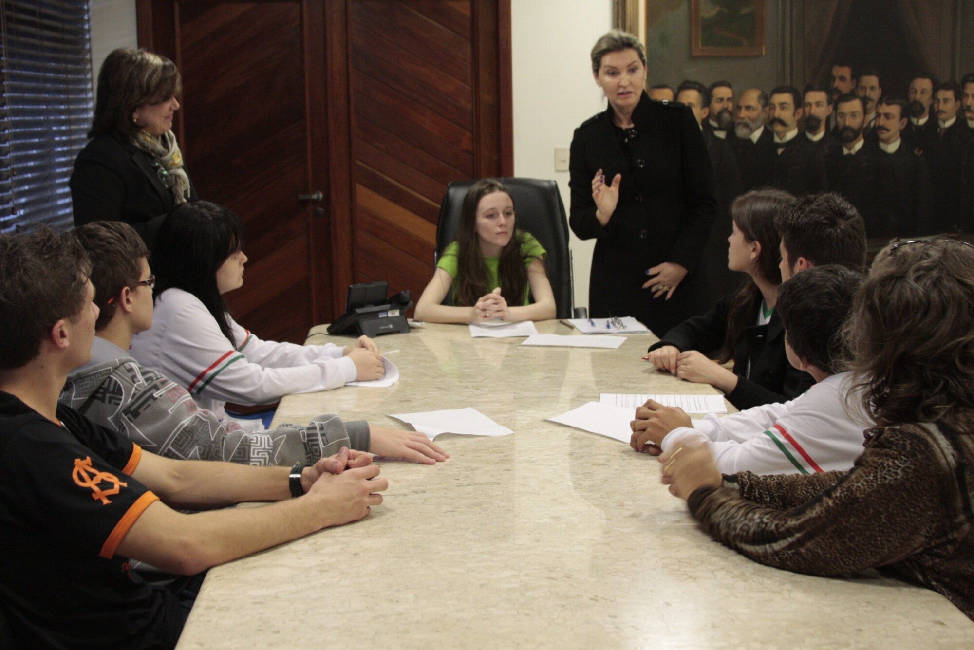 Parlamento Jovem - Reunião da Mesa Diretora