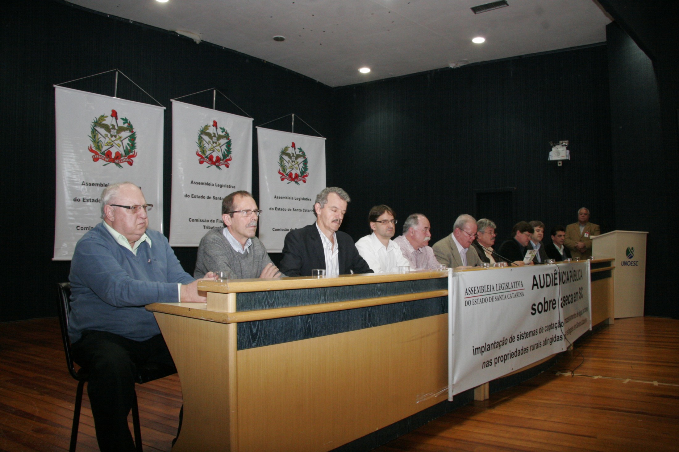 Audiência Pública sobre a Implantação de sistema de captação e armazenamento de água da chuva nas propriedades rurais atingidas pela estiagem em Santa Catarina