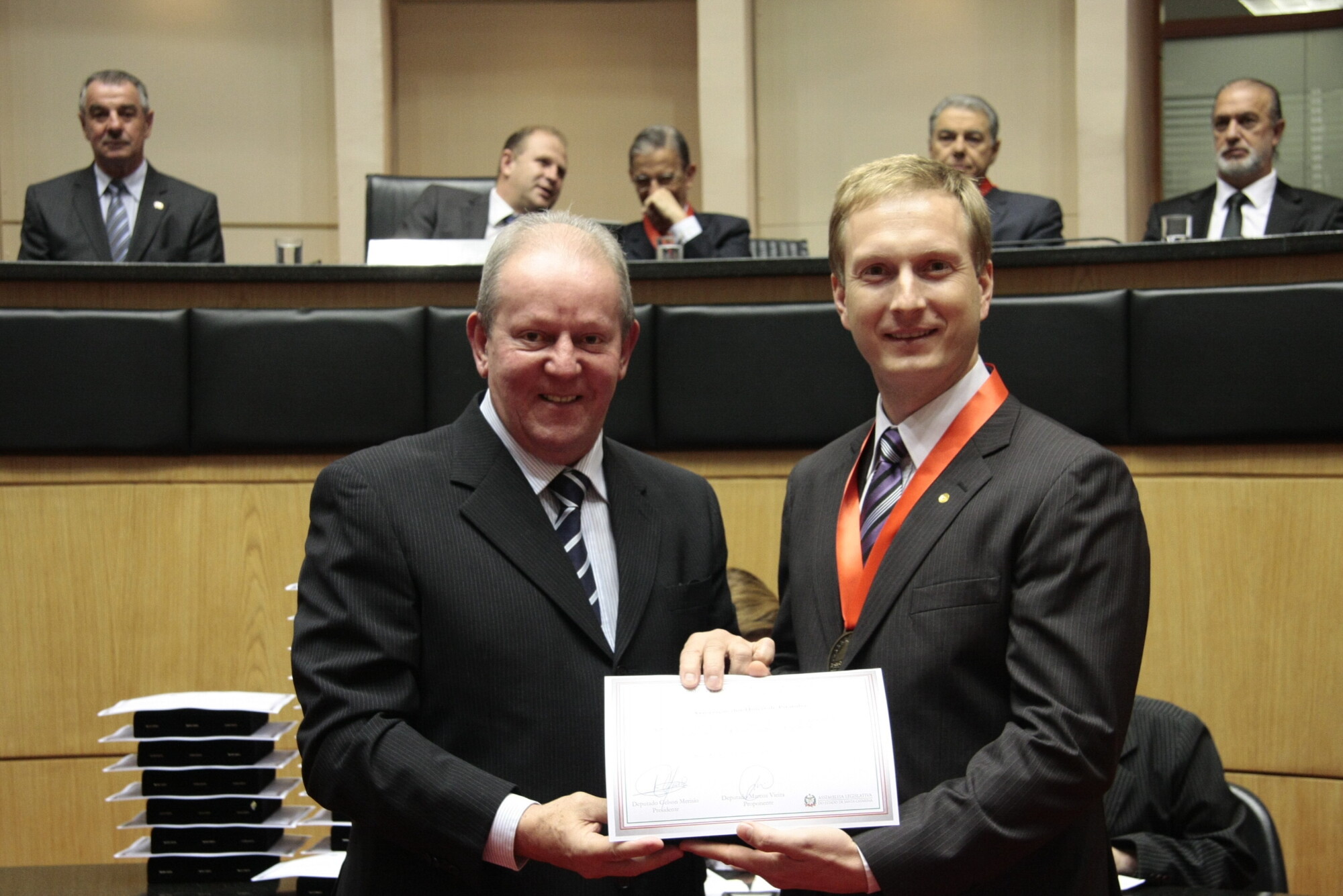 Piratuba recebe homenagem do deputado Marcos Vieira