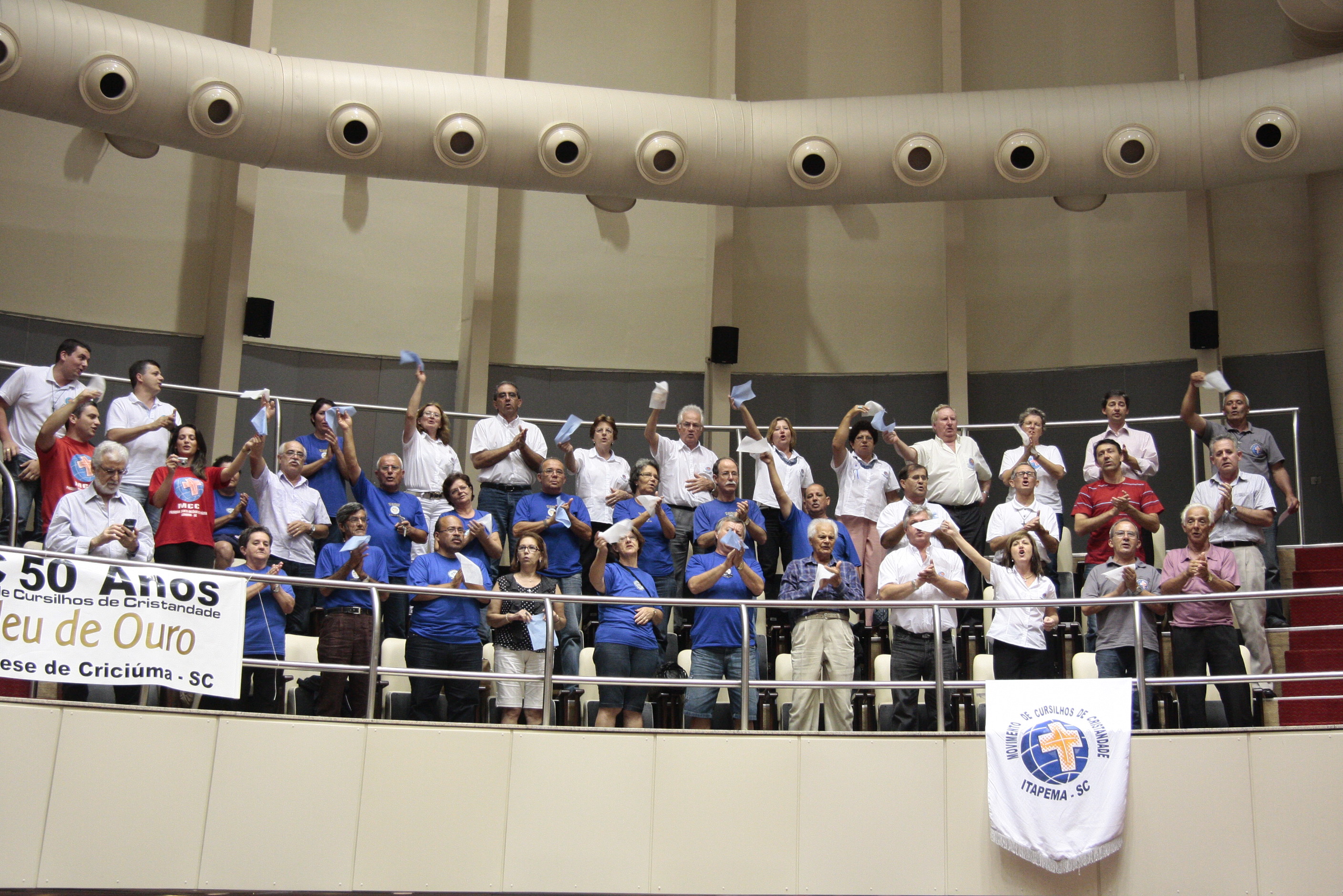 Sessão Especial em homenagem ao Movimento de Cursilhos de Cristandade - MCC, pela passagem dos seus 50 anos no Brasil e 42 anos em Santa Catarina. Foto:Miriam Zomer