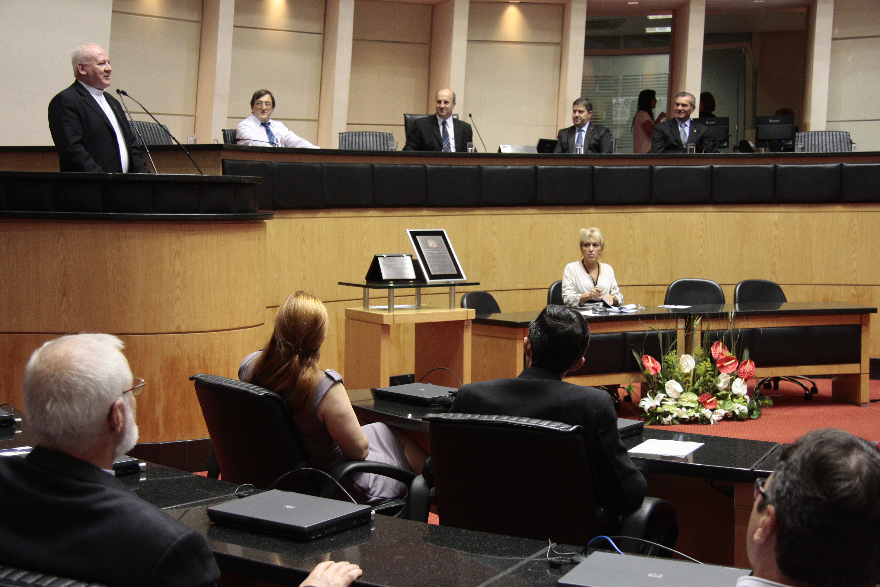 Sessão Especial em homenagem ao Movimento de Cursilhos de Cristandade - MCC, pela passagem dos seus 50 anos no Brasil e 42 anos em Santa Catarina. Foto:Miriam Zomer