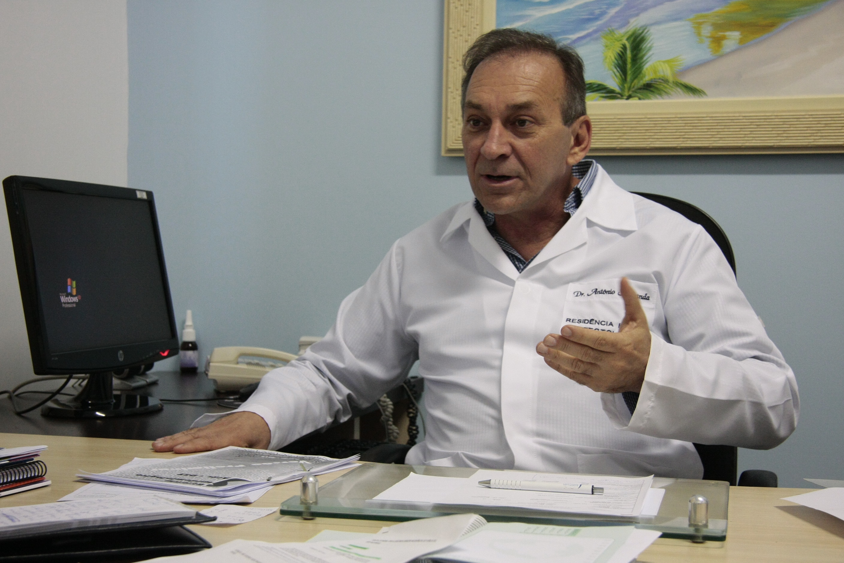 Campanha do Ministério da Saúde destaca a importância da testagem para o HIV. Dr. Antônio Miranda. Foto Miriam Zomer