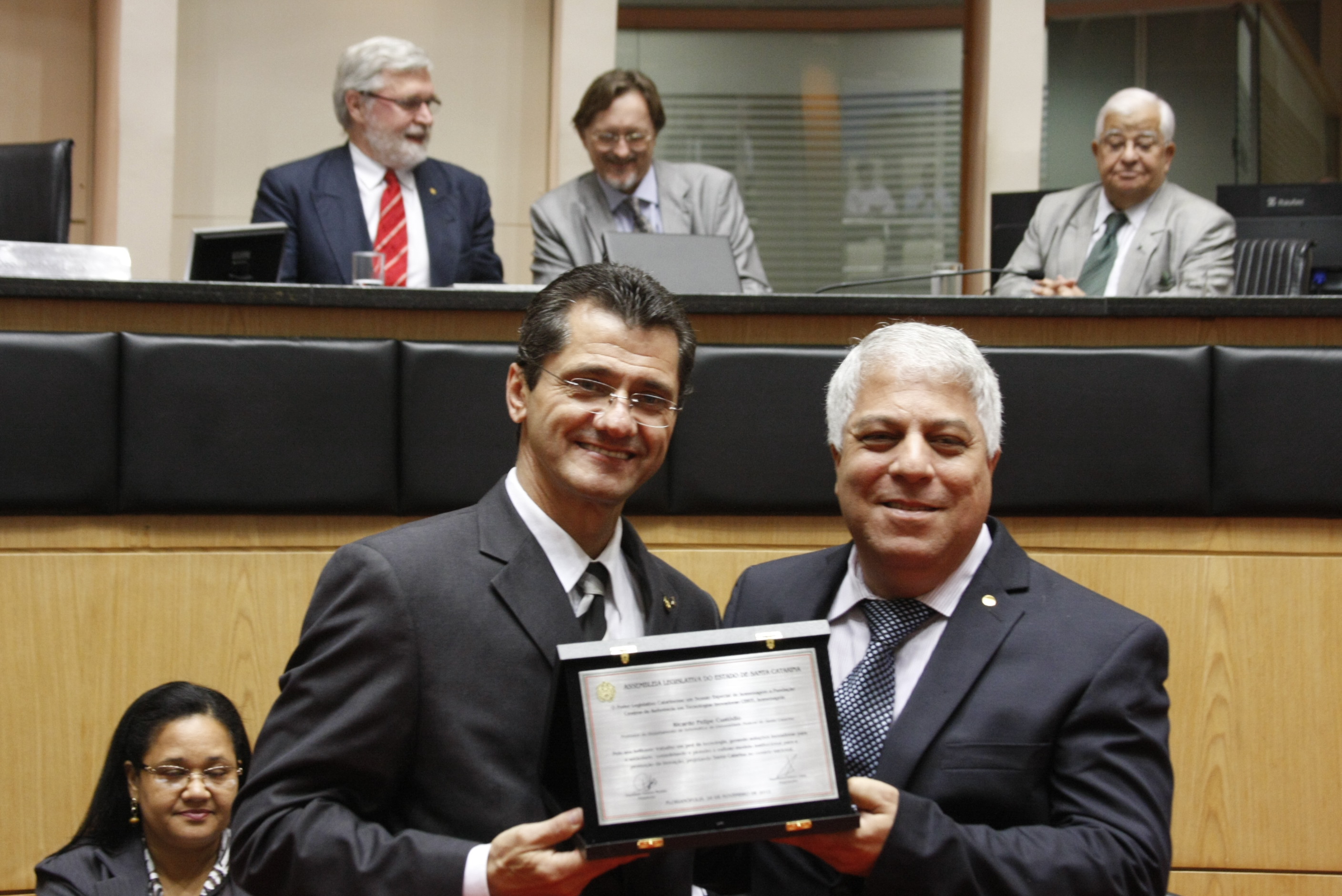 Sessão Especial em homenagem a Fundação Centros de Referência em Tecnologias Inovadoras - CERTI pela passagem dos seus 28 anos de fundação. Foto: Carlos Kilian