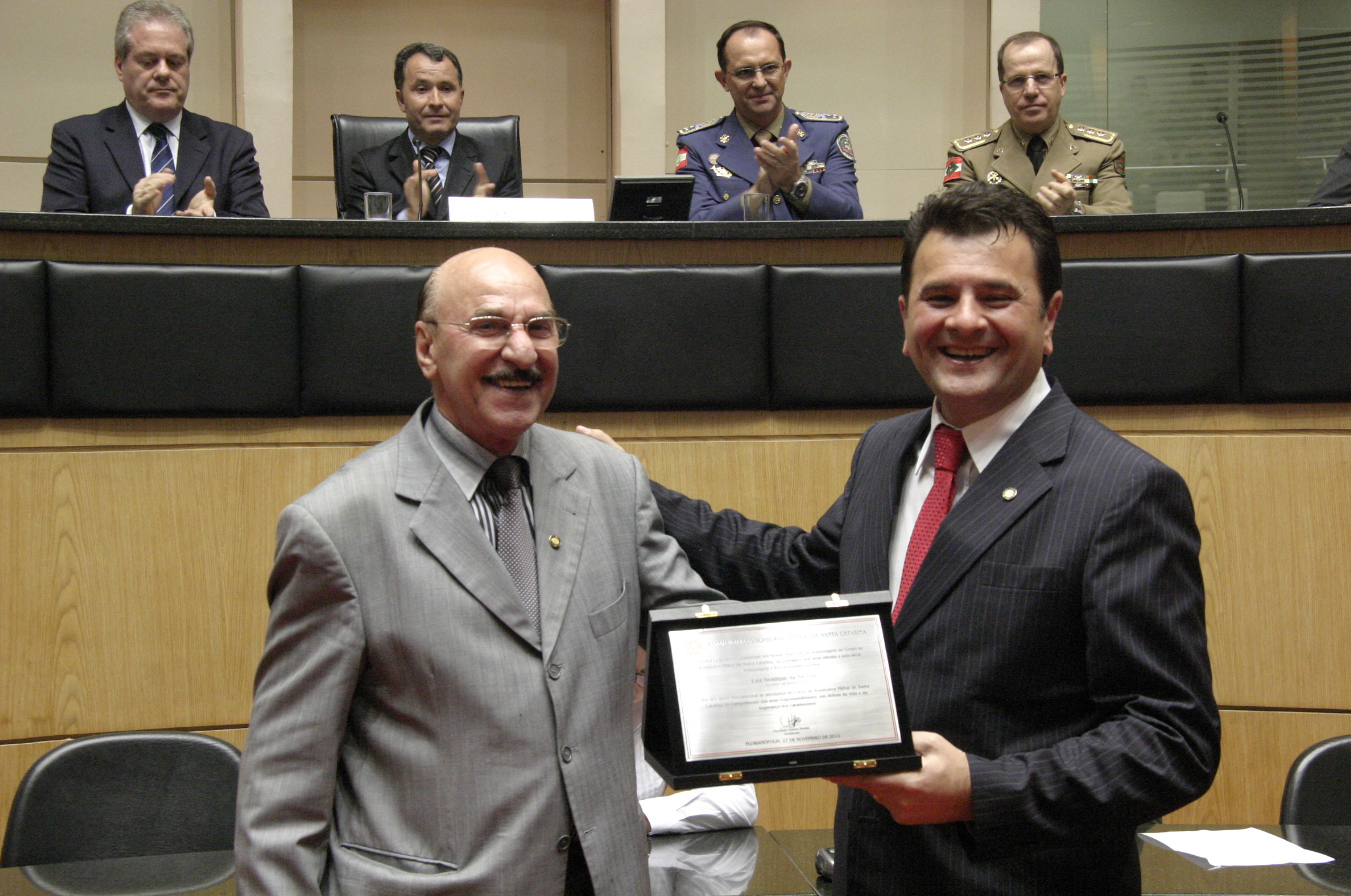 Sessão Especial em homenagem ao Corpo de Bombeiros de Santa Catarina
