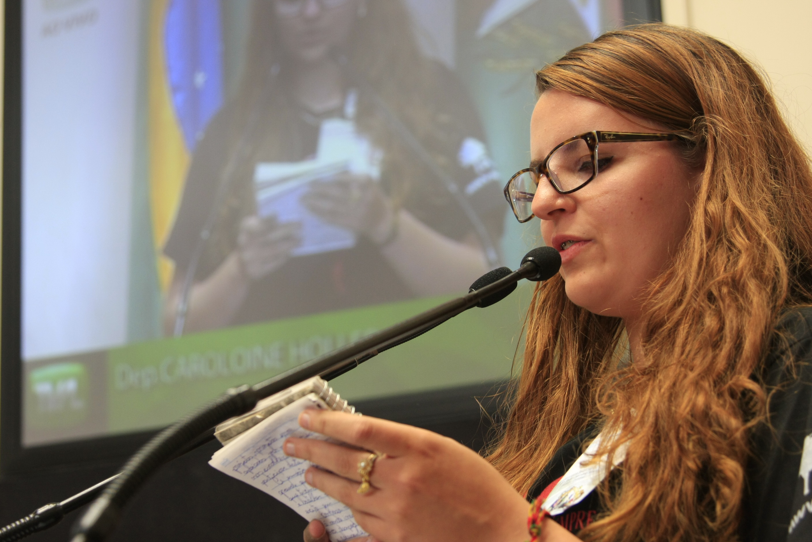Caroline Holler (PCS)  - 14ª Edição do Programa Parlamento Jovem - Foto: Lucas Gabriel Diniz