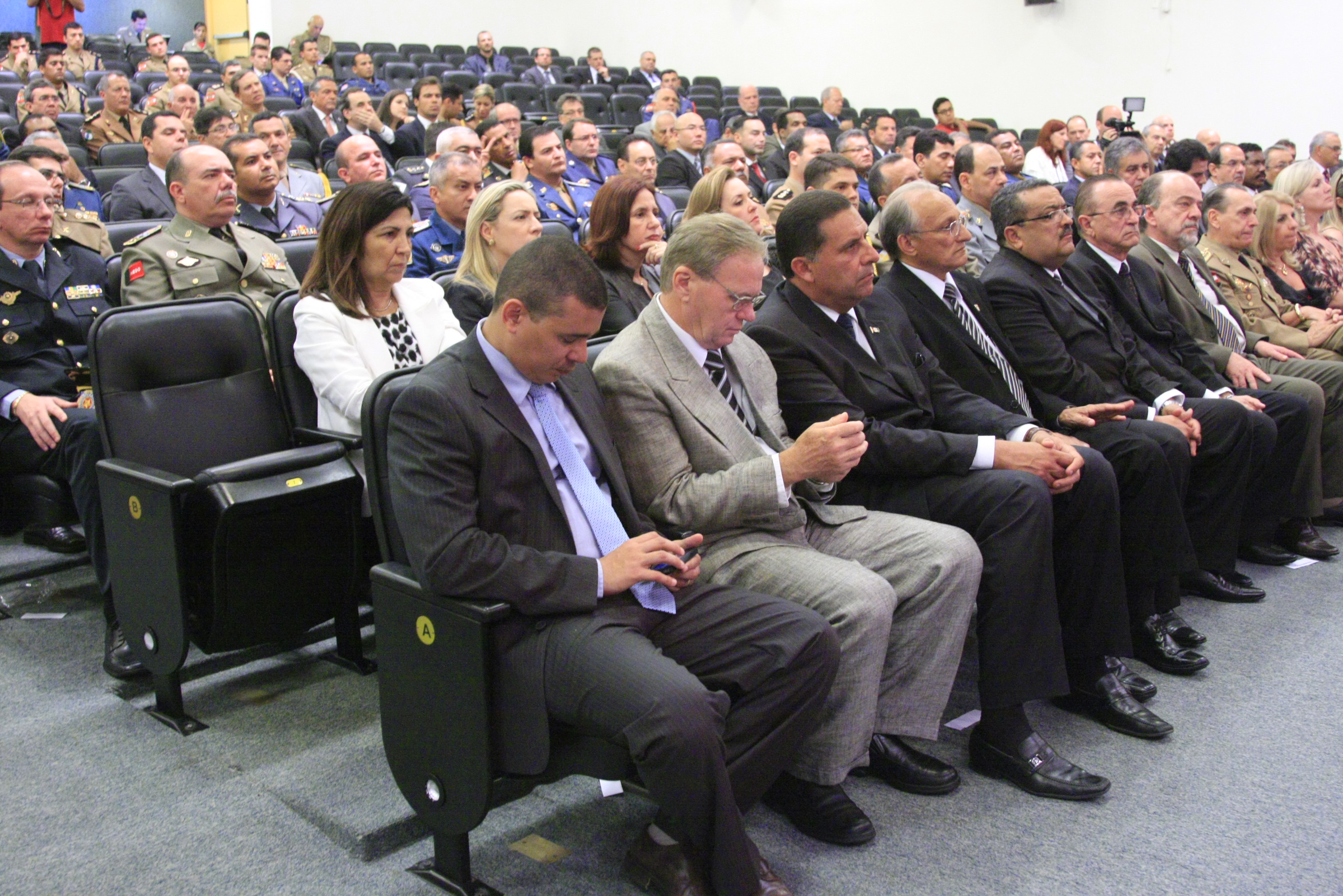 Abertura das Reuniões Simultâneas do Colégio Nacional de Secretários de Segurança Pública. Foto: Lucas Gabriel Diniz