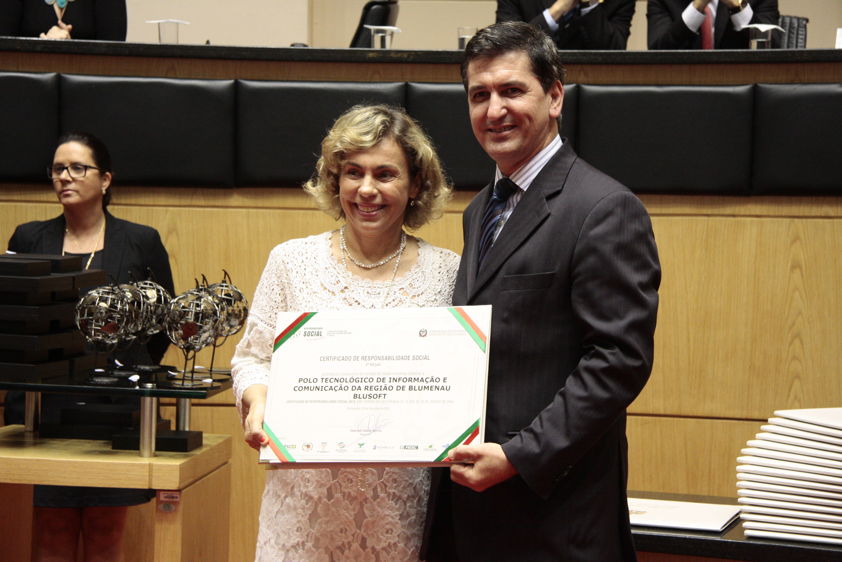 Sessão Especial de Certificação de Responsabilidade Social - 2012 - Foto: Miriam Zomer