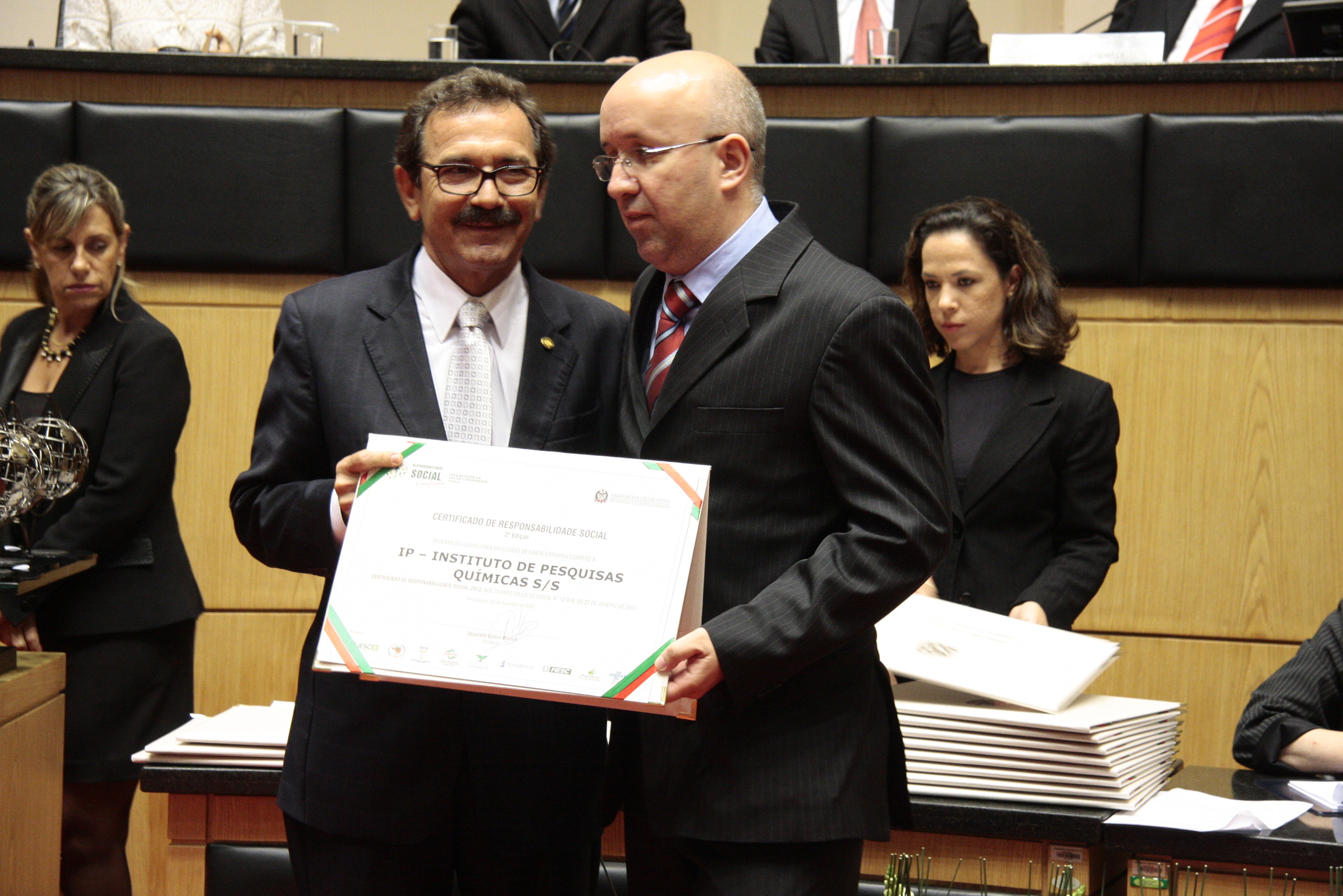 Sessão Especial de Certificação de Responsabilidade Social - 2012 - Foto: Miriam Zomer