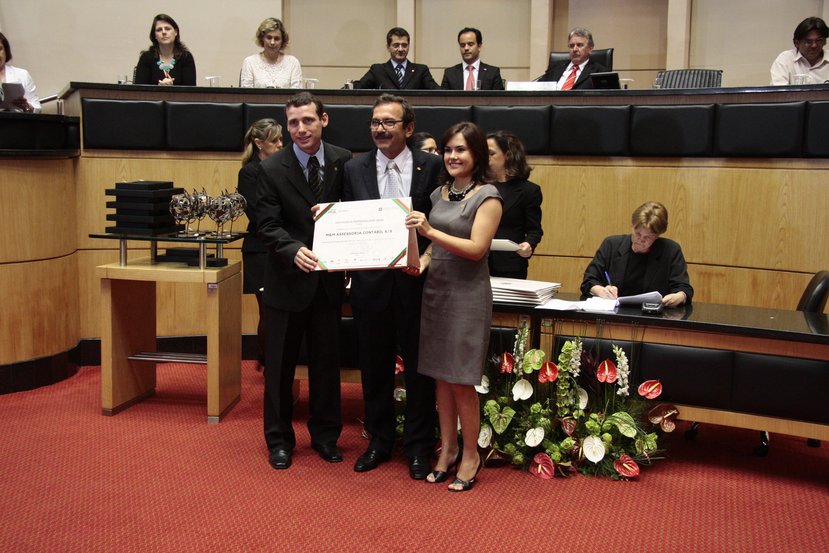 Sessão Especial de Certificação de Responsabilidade Social - 2012 - Foto: Miriam Zomer