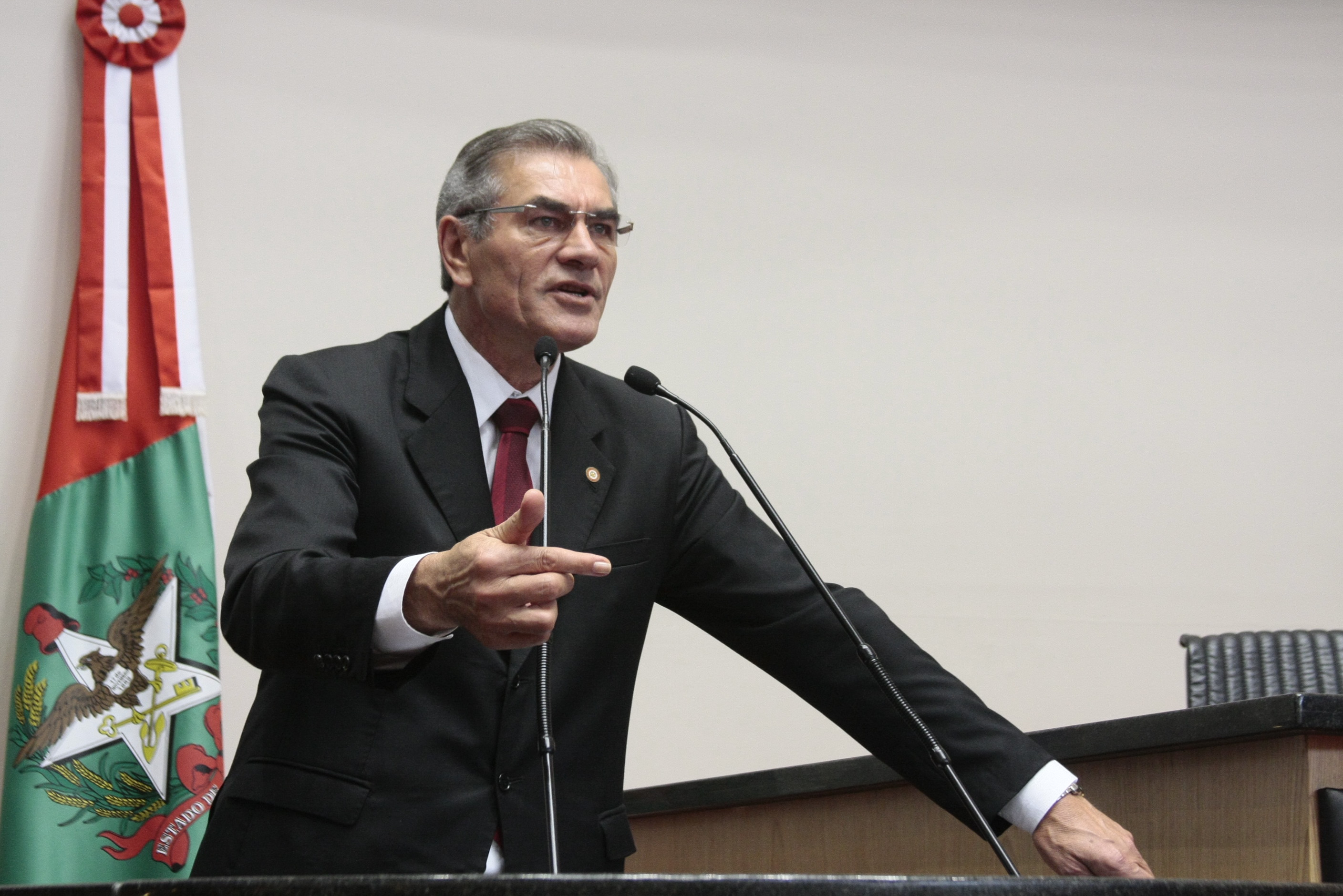 Sessão Ordinária da Assembleia Legislativa do Estado de Santa Catarina. Deputado Silvio Dreveck (PP) Foto: Solon Soares