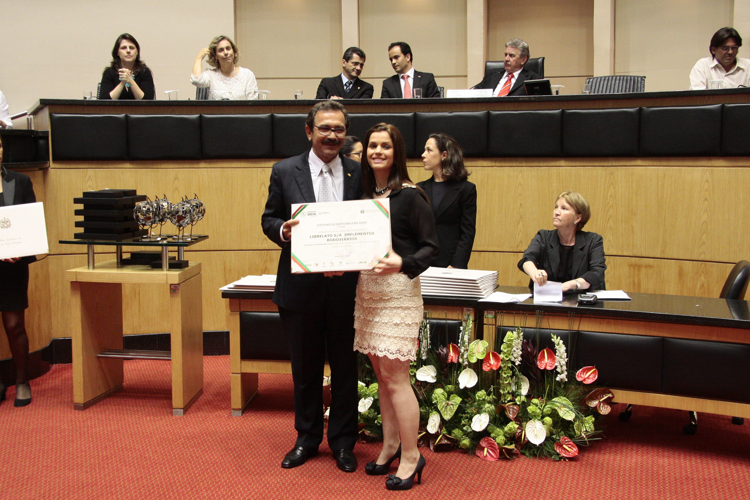 Sessão Especial de Certificação de Responsabilidade Social - 2012 -  Librelato Implementos Rodoviários S/A – Orleans Foto: Miriam Zomer