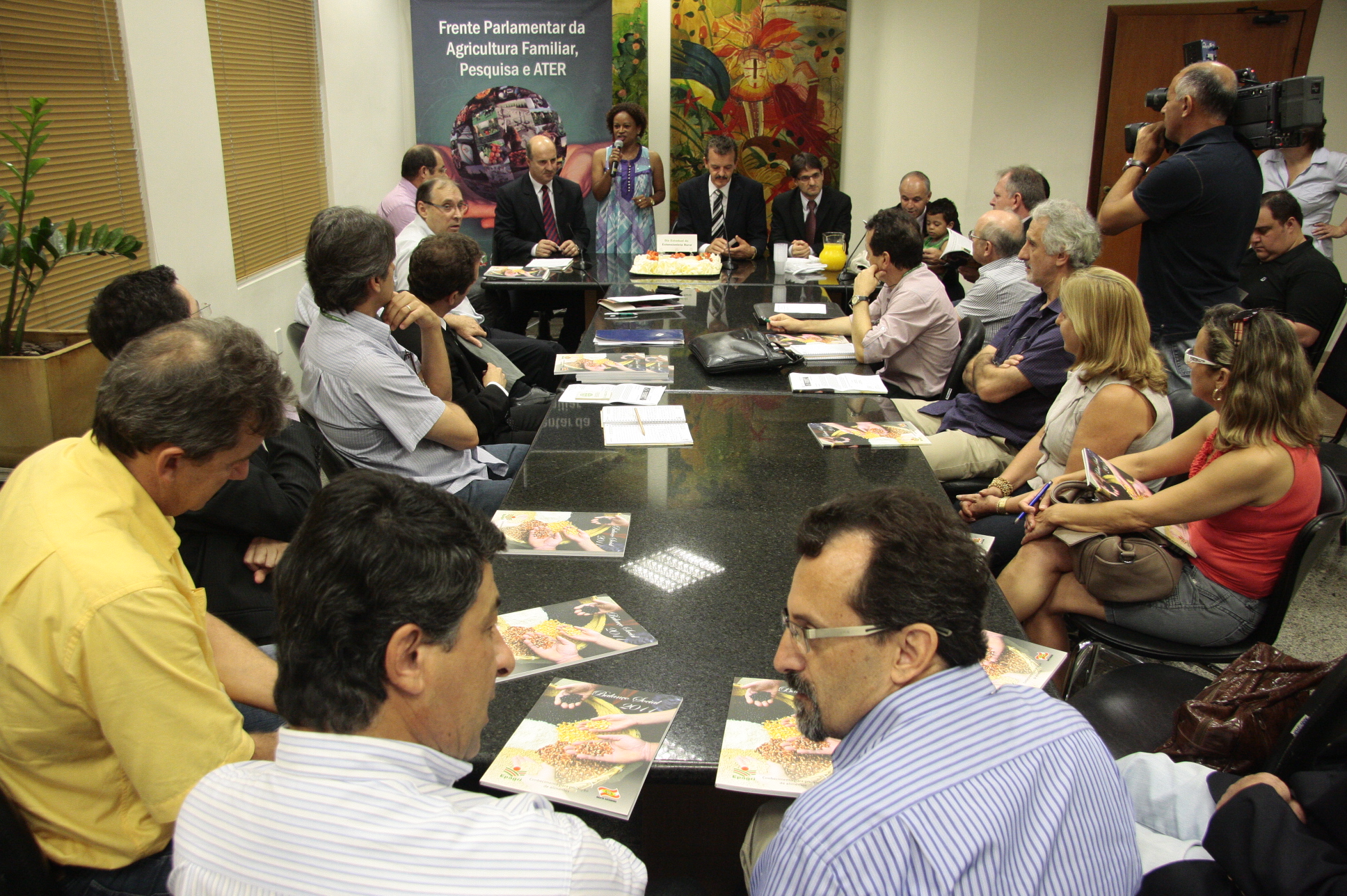 Reunião da Frente Parlamentar da Agricultura Familiar. Foto: Miriam Zomer
