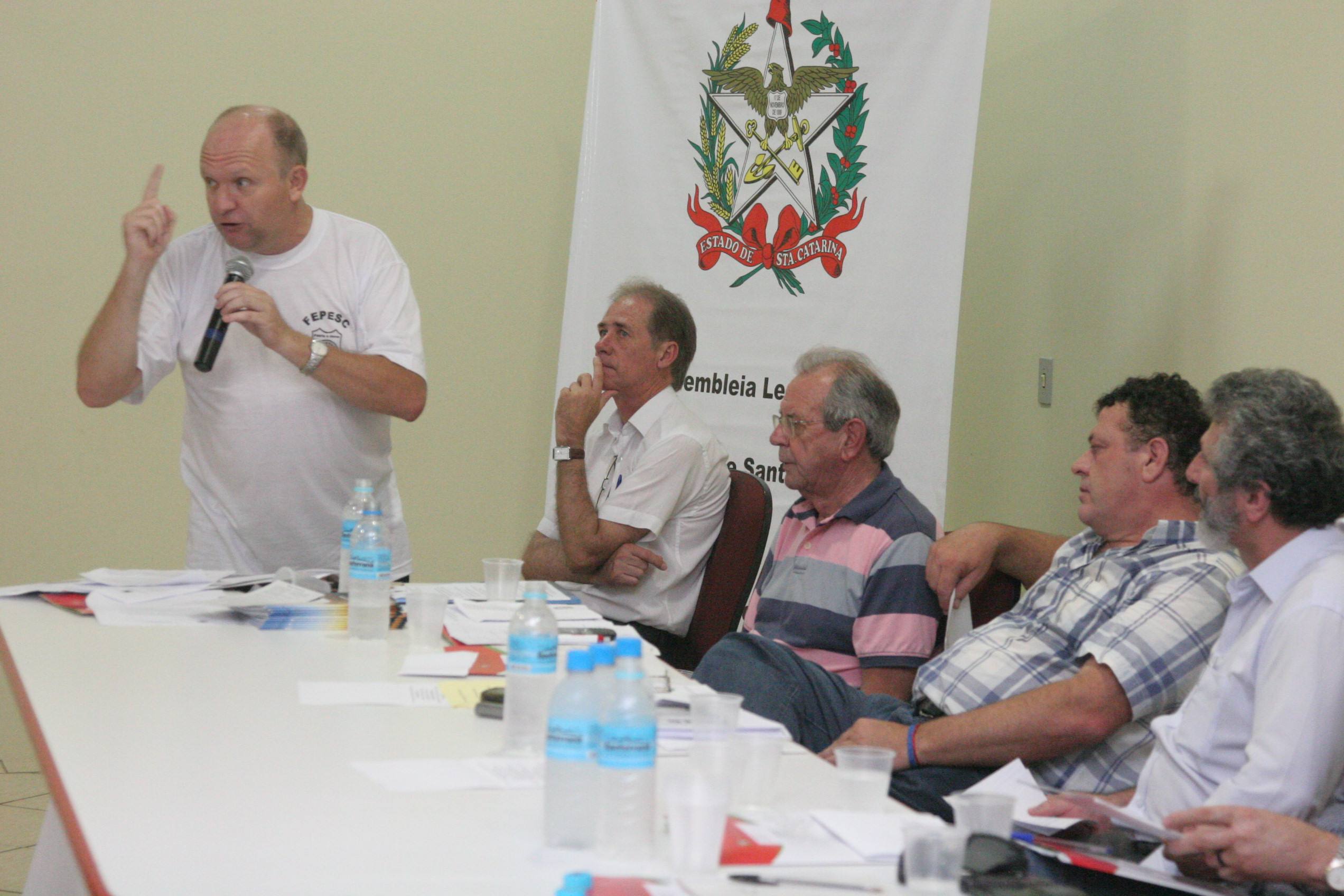 Audiencia Publica da Comissao de Pesca e Aquicultura discute a  Situacao dos Pescadores da Barragem Foz do Chapeco  Foto Carlos Kilian