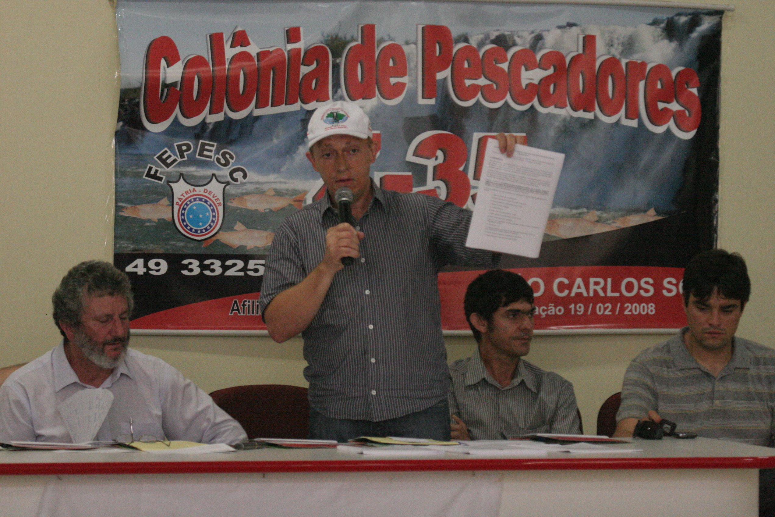 Audiencia Publica da Comissao de Pesca e Aquicultura discute a  Situacao dos Pescadores da Barragem Foz do Chapeco  Foto Carlos Kilian