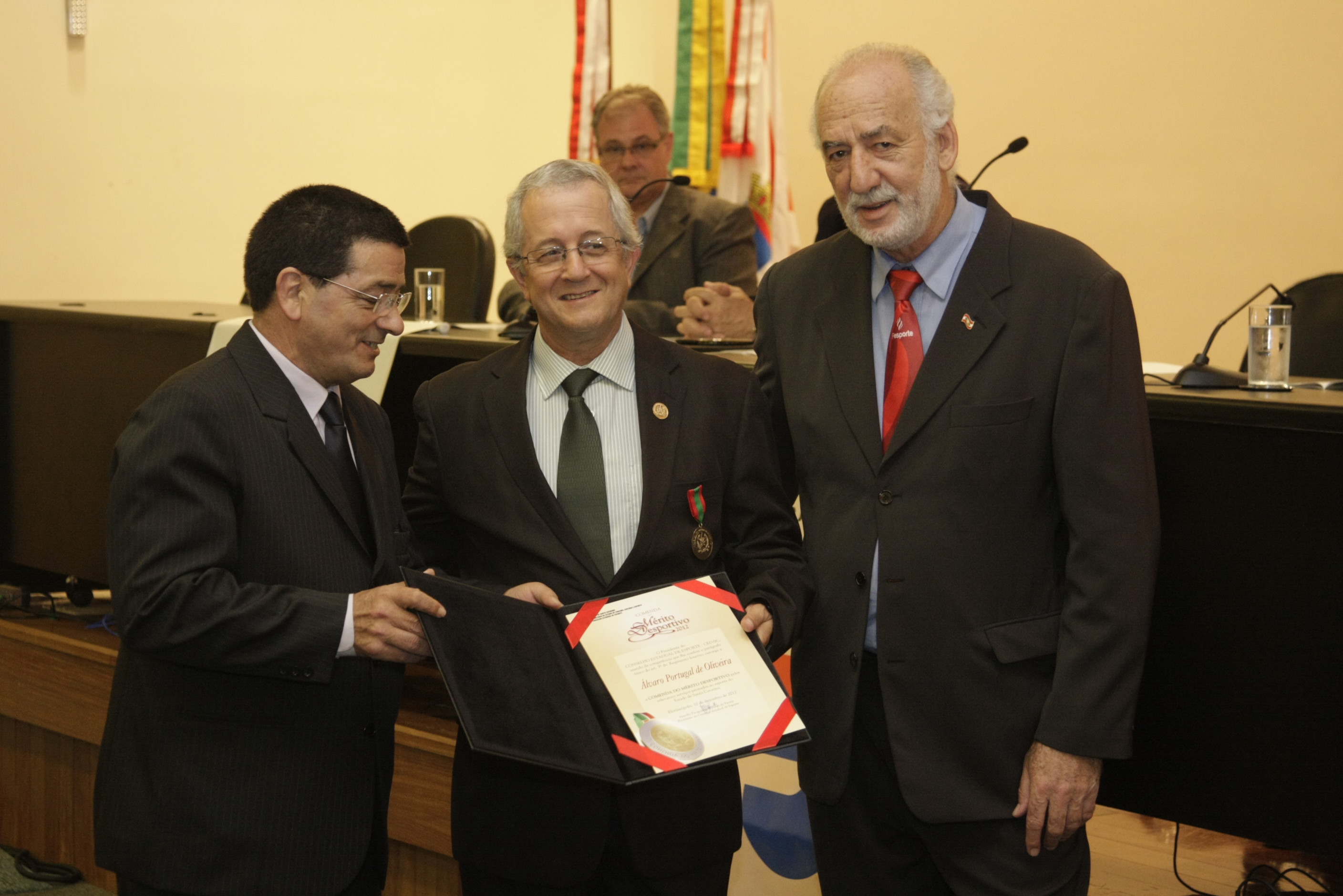 Solenidade - Homenagem aos Desportistas. Foto: Lucas Gabriel Diniz