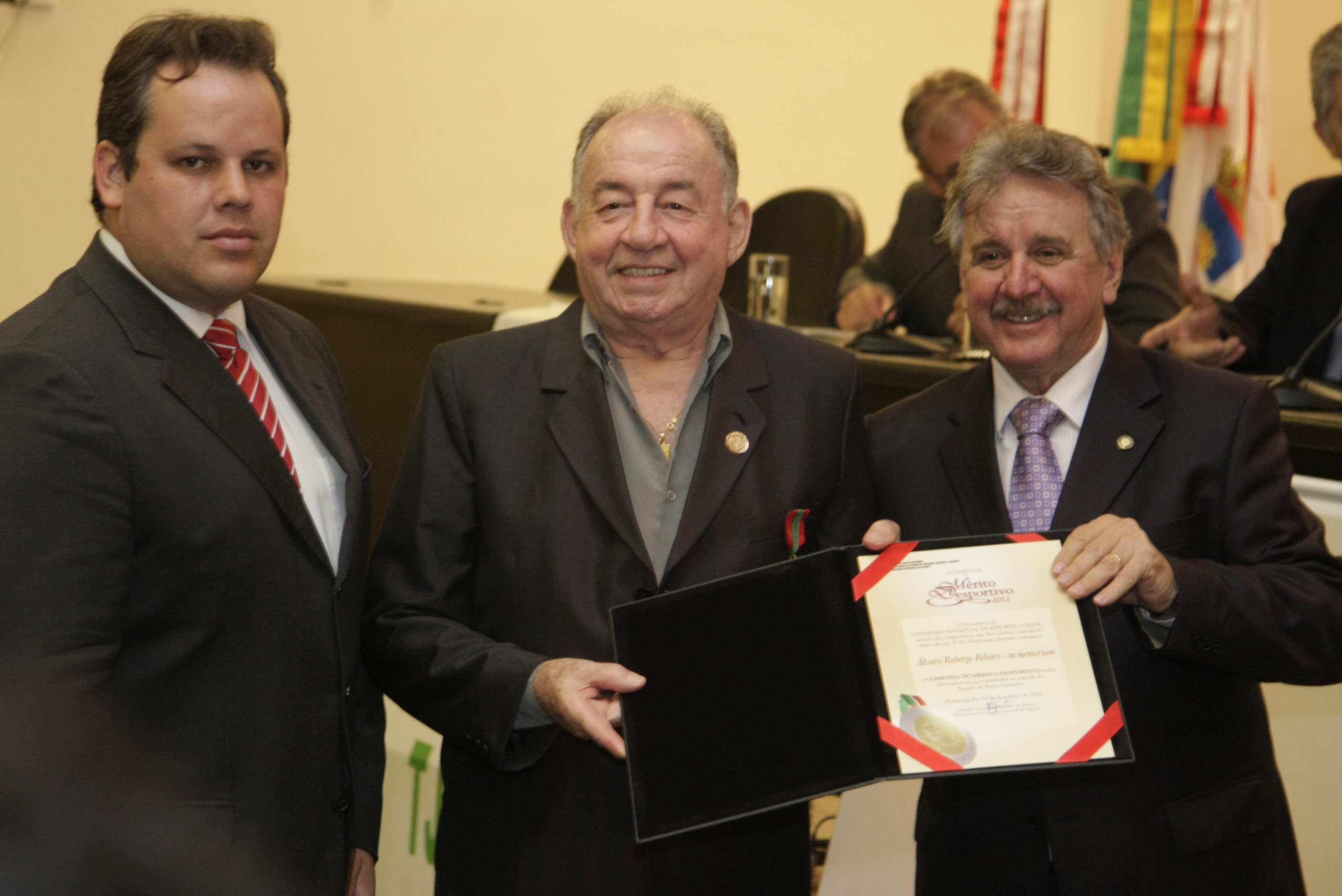 Solenidade - Homenagem aos Desportistas. Foto: Lucas Gabriel Diniz