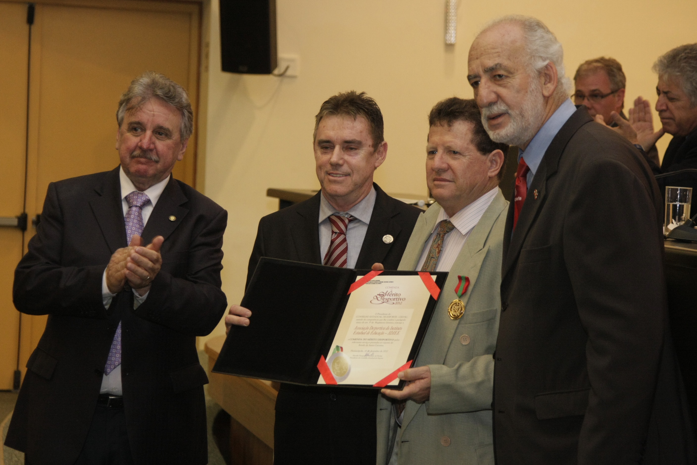 Solenidade - Homenagem aos Desportistas. Foto: Lucas Gabriel Diniz
