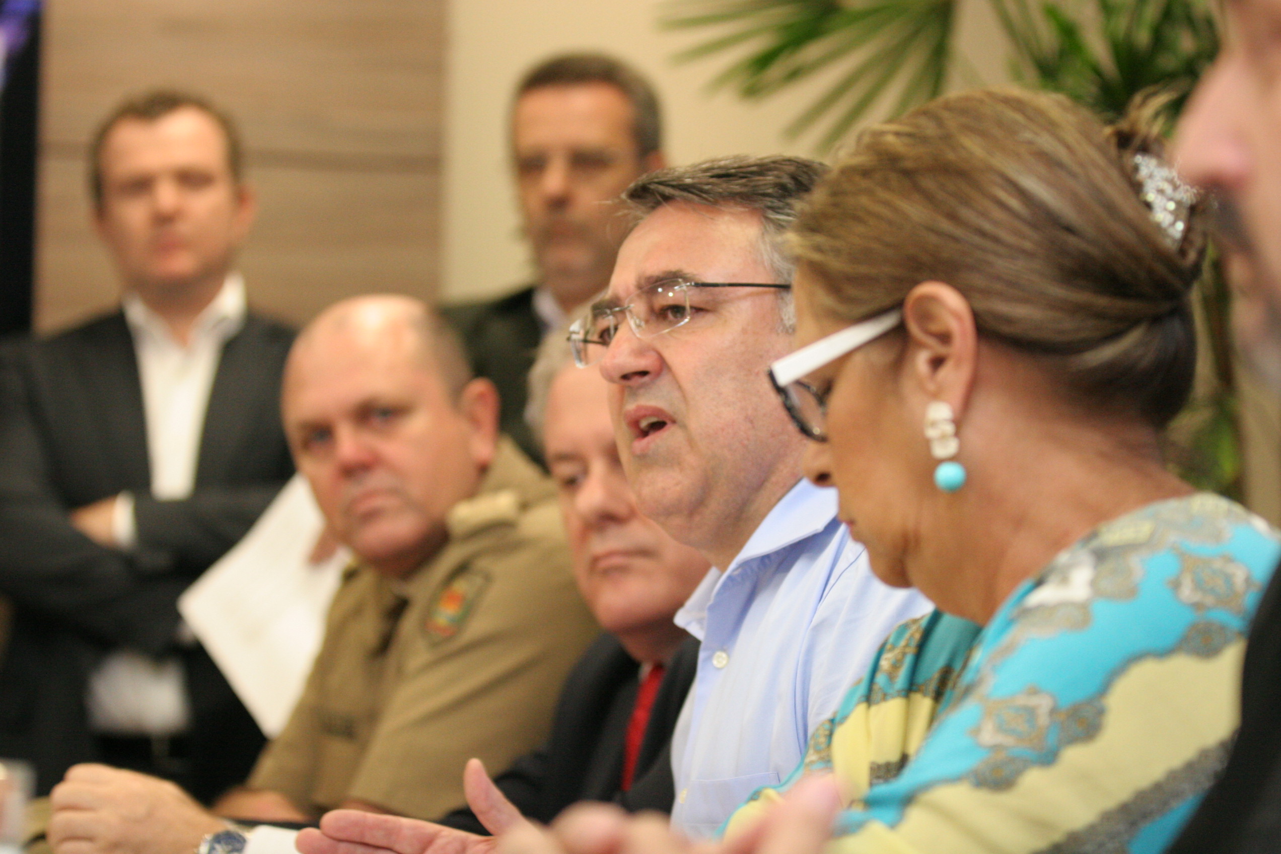 Coletiva de Imprensa com o Governador Raimundo Colombo e a Cúpula da Secretaria de Segurança Pública