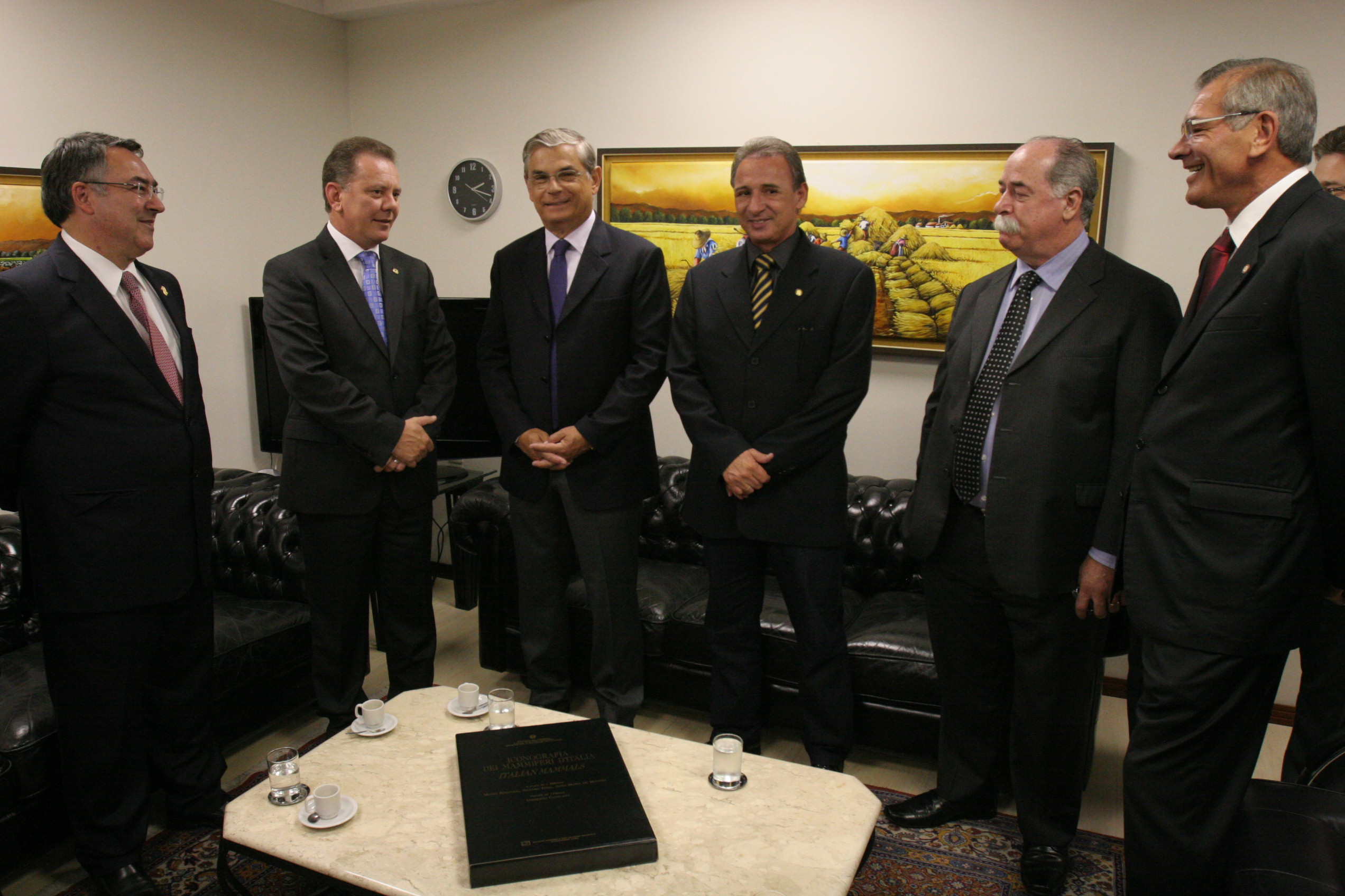 Governador Raimundo Colombo é recebido pelo Presidente da Alesc
