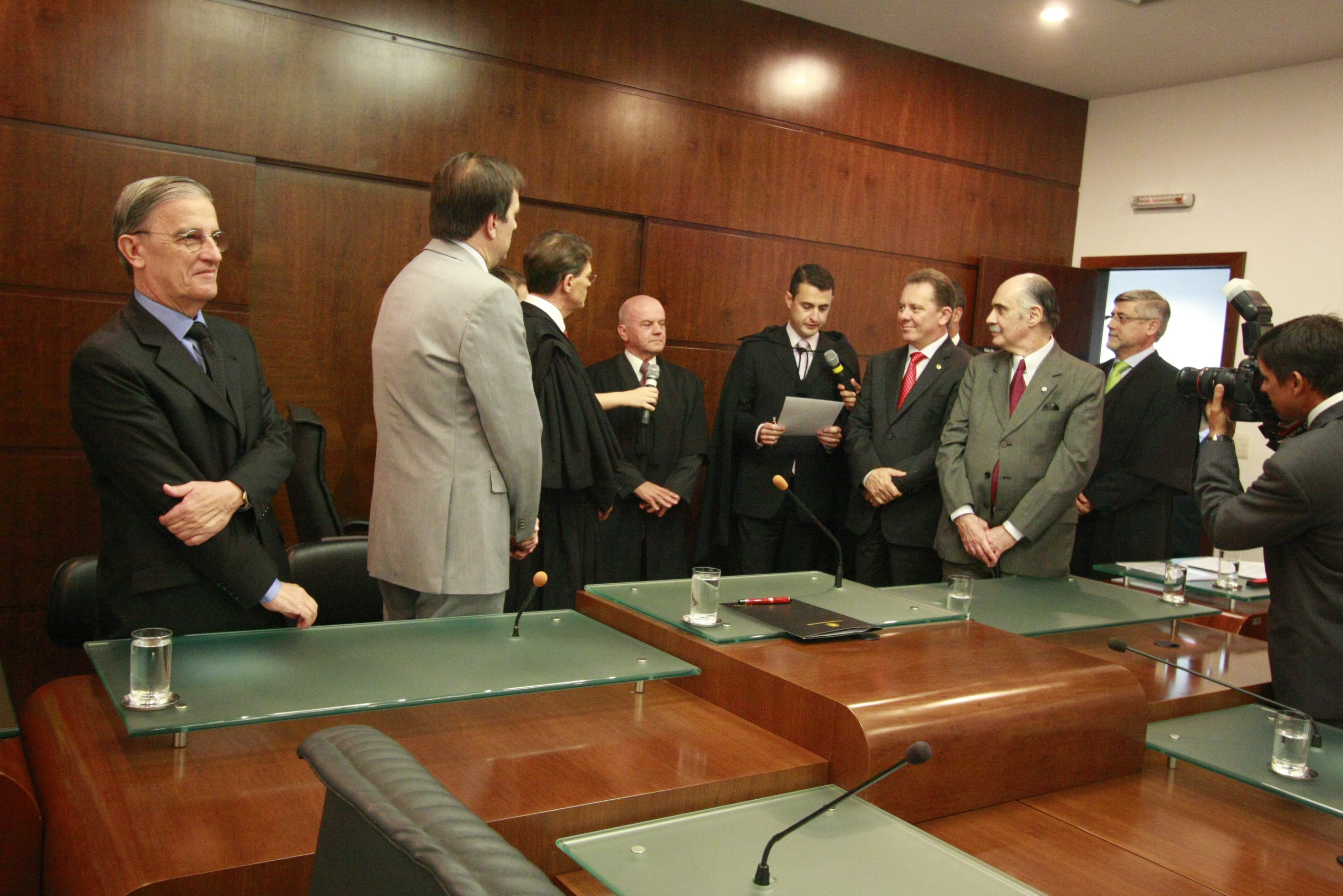 Posse de Eládio Torret Rocha, novo presidente do TRE - Foto: Lucas Gabriel Diniz