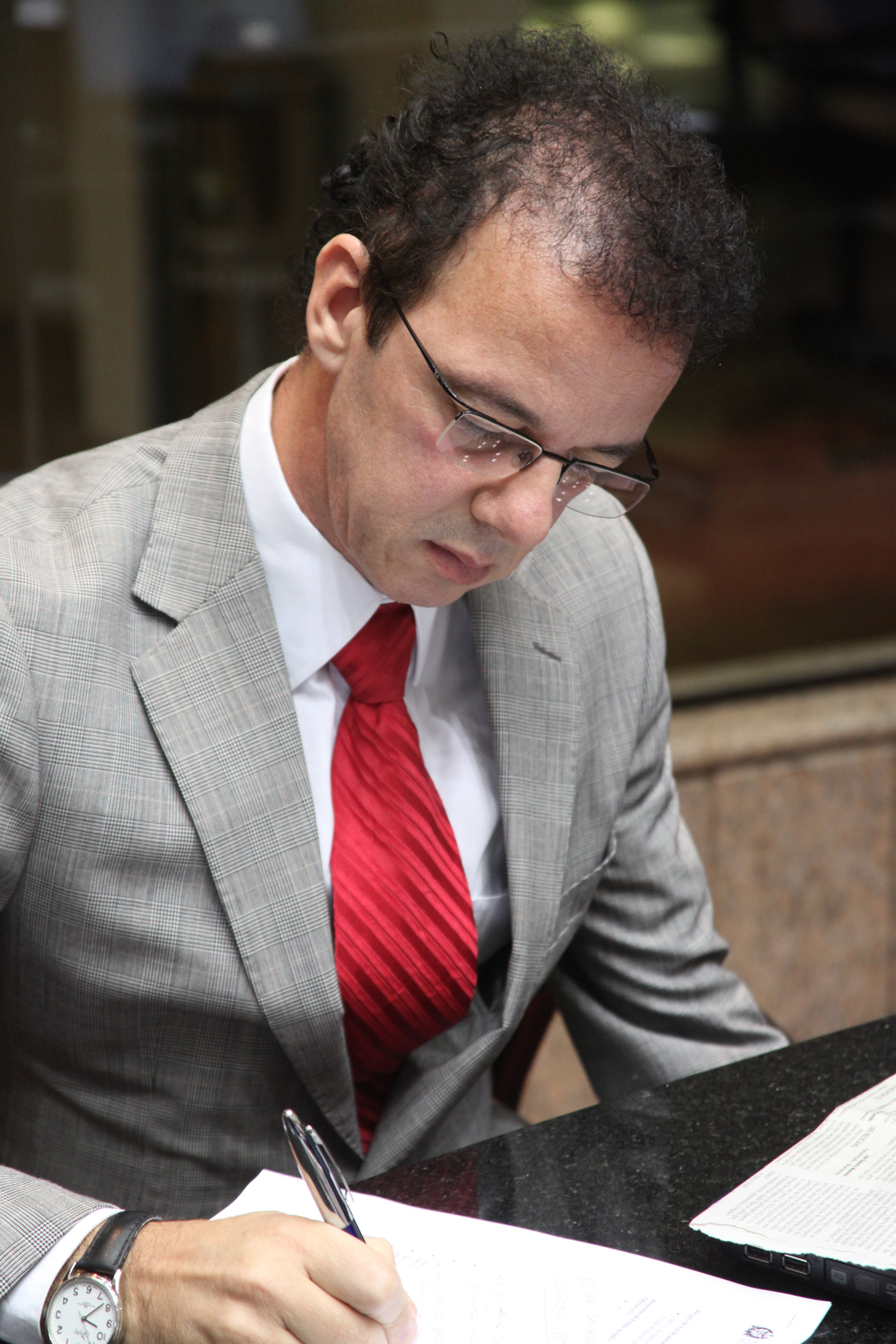 Sessão Ordinária - Plenário Osni Régis. Deputado Ismael dos Santos (PSD). Foto: Fábio Queiroz