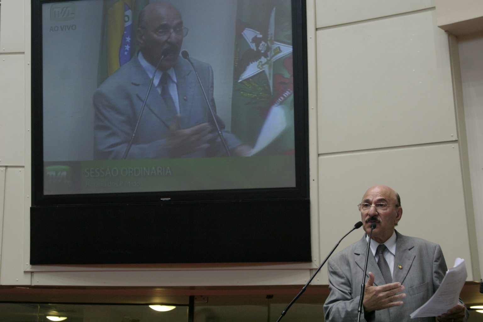 Sessão Ordinária - Plenário Osni Régis. Deputado Manoel Mota (PMDB). Foto: Eduardo Guedes