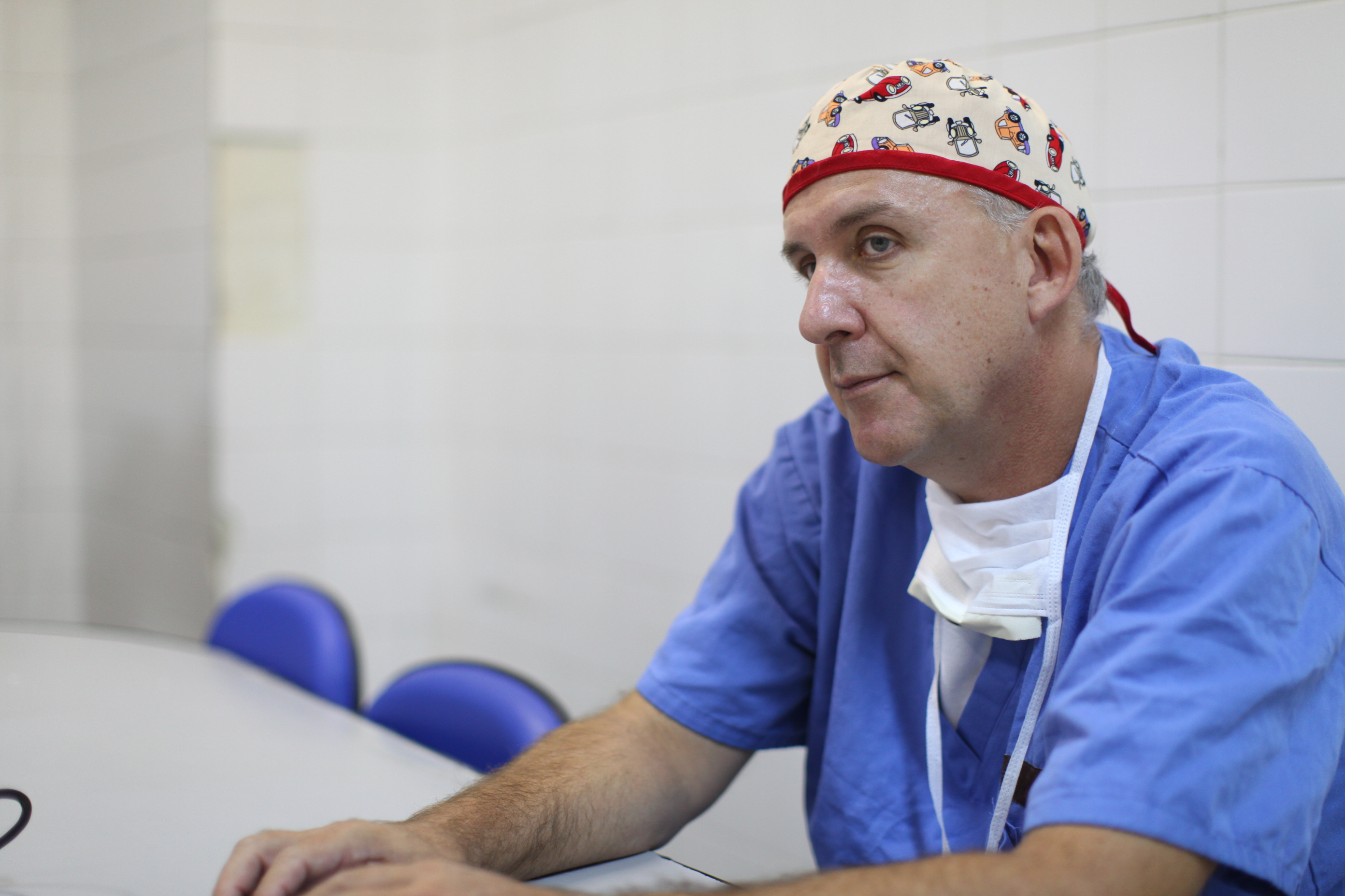 Entrevista - Gibi da Monica para Prevenção de Incêndios - Dr. Maurício Pereima, Chefe da Unidade de Queimados - Foto: Lucas Gabriel Diniz
