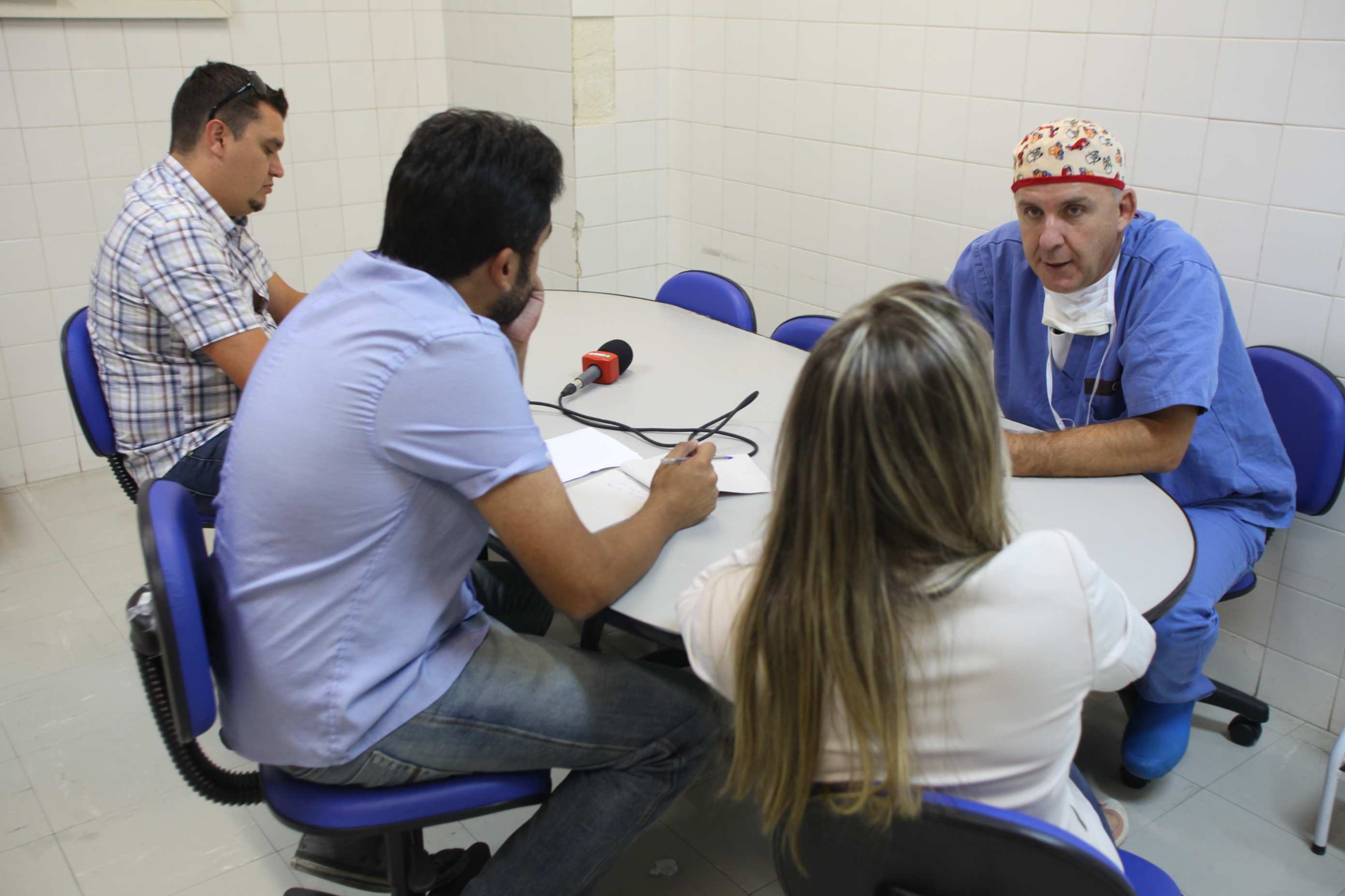Entrevista - Gibi da Monica para Prevenção de Incêndios - Dr. Maurício Pereima, Chefe da Unidade de Queimados - Foto: Lucas Gabriel Diniz
