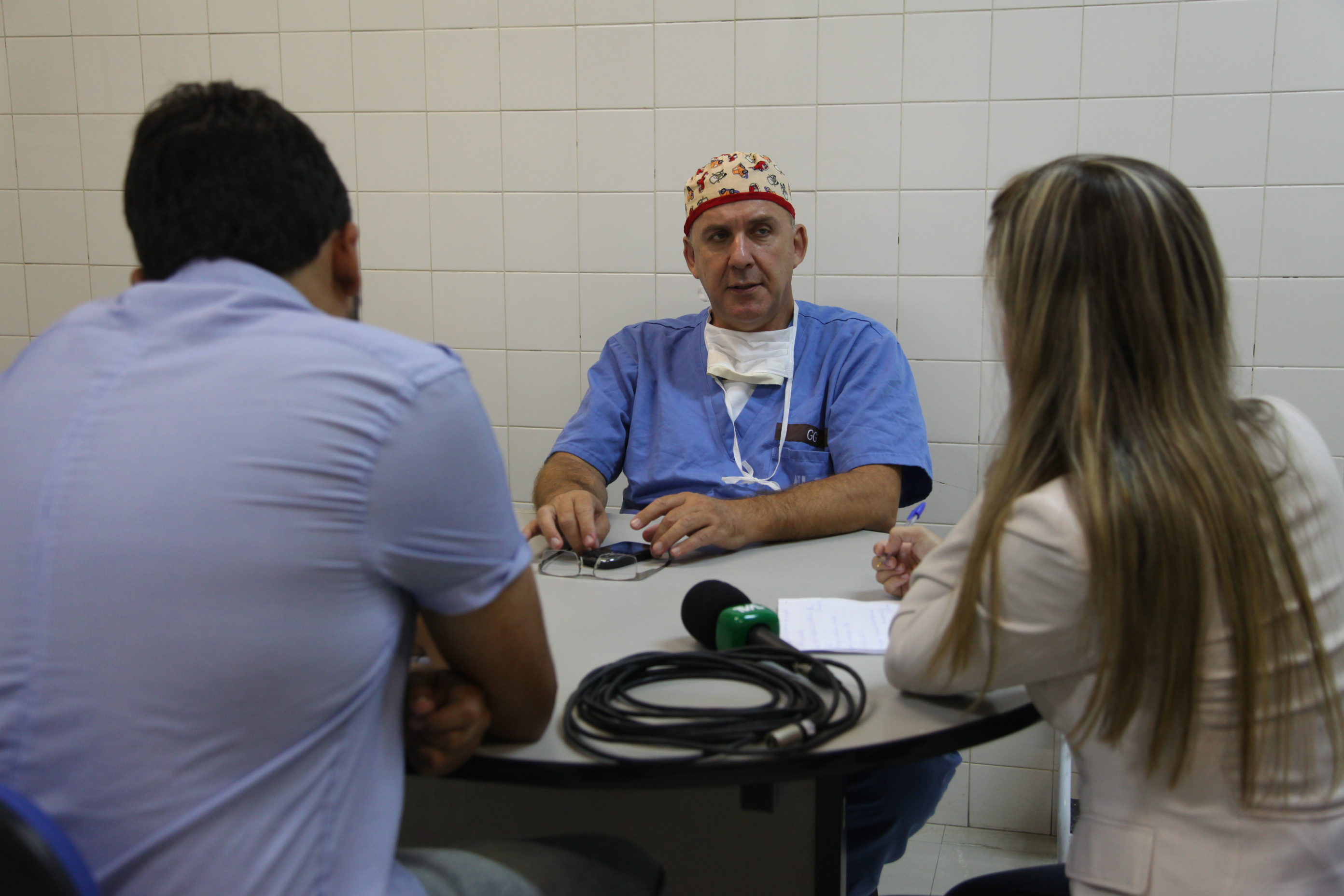Entrevista - Gibi da Monica para Prevenção de Incêndios - Dr. Maurício Pereima, Chefe da Unidade de Queimados - Foto: Lucas Gabriel Diniz