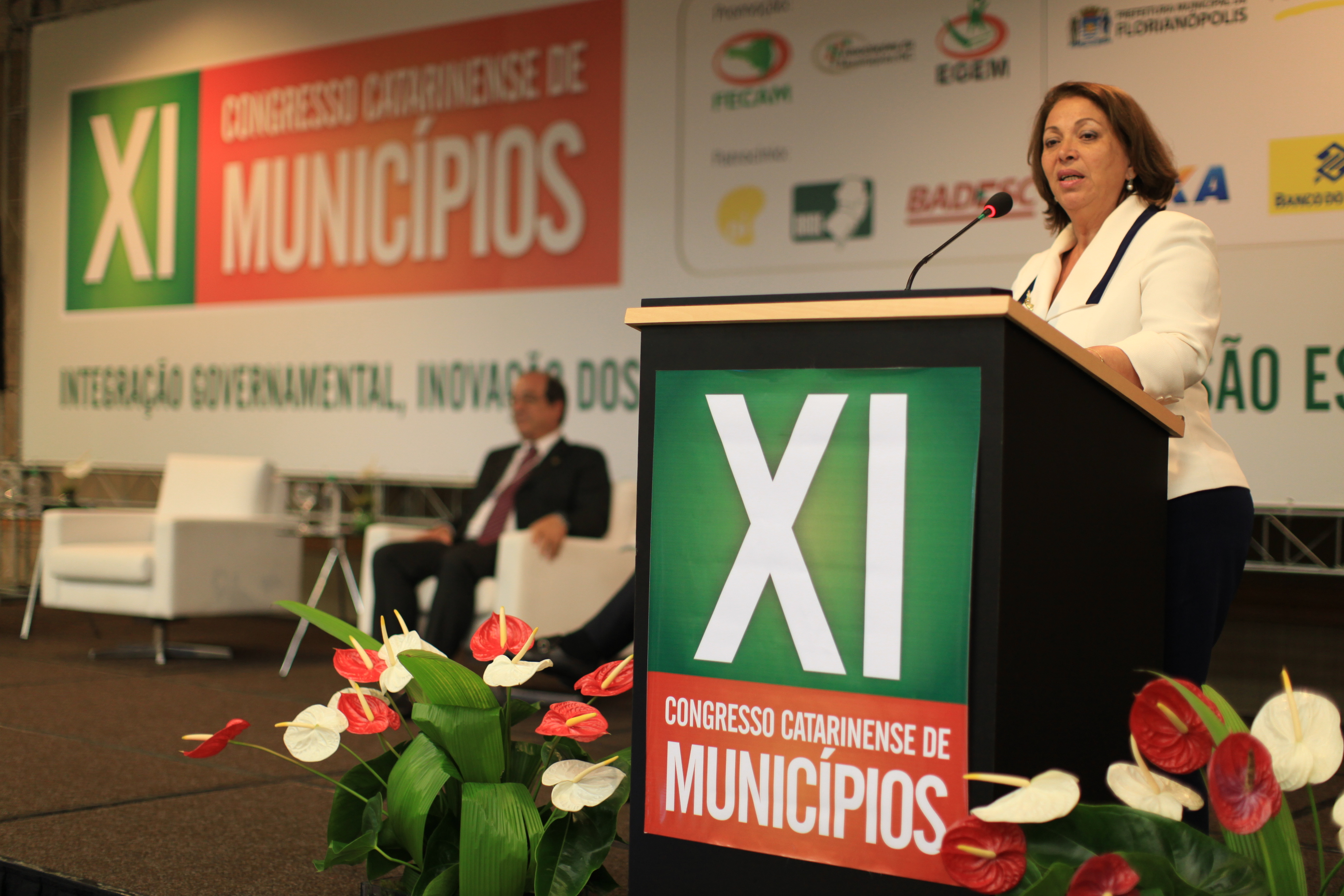 XI Congresso Catarinense de Municípios - Ideli Salvatti, secretária de relações institucionais - Foto: Lucas Gabriel Diniz