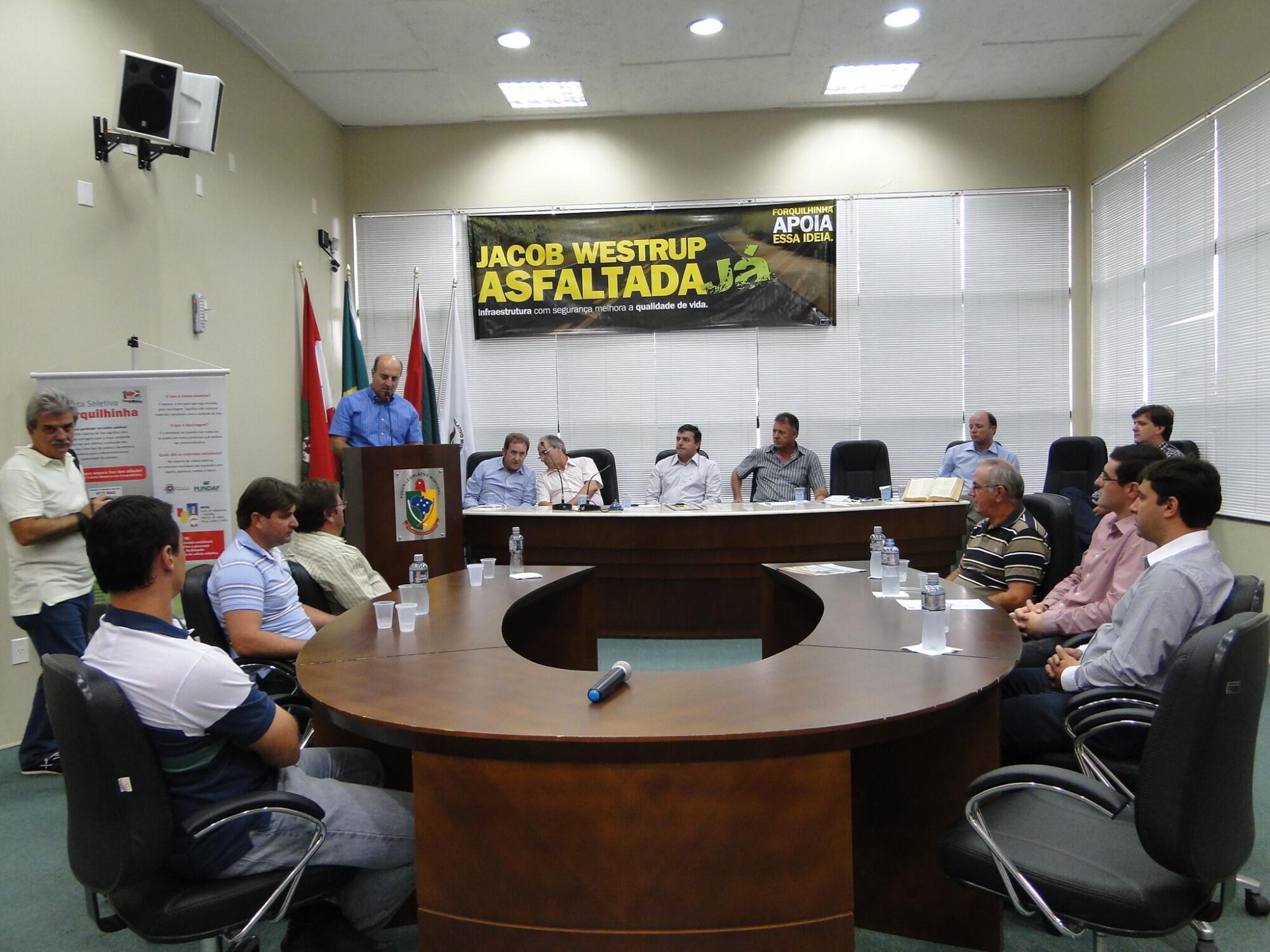 Deputado José Milton Scheffer (PP) na Câmara de Vereadores de Forquilhinha